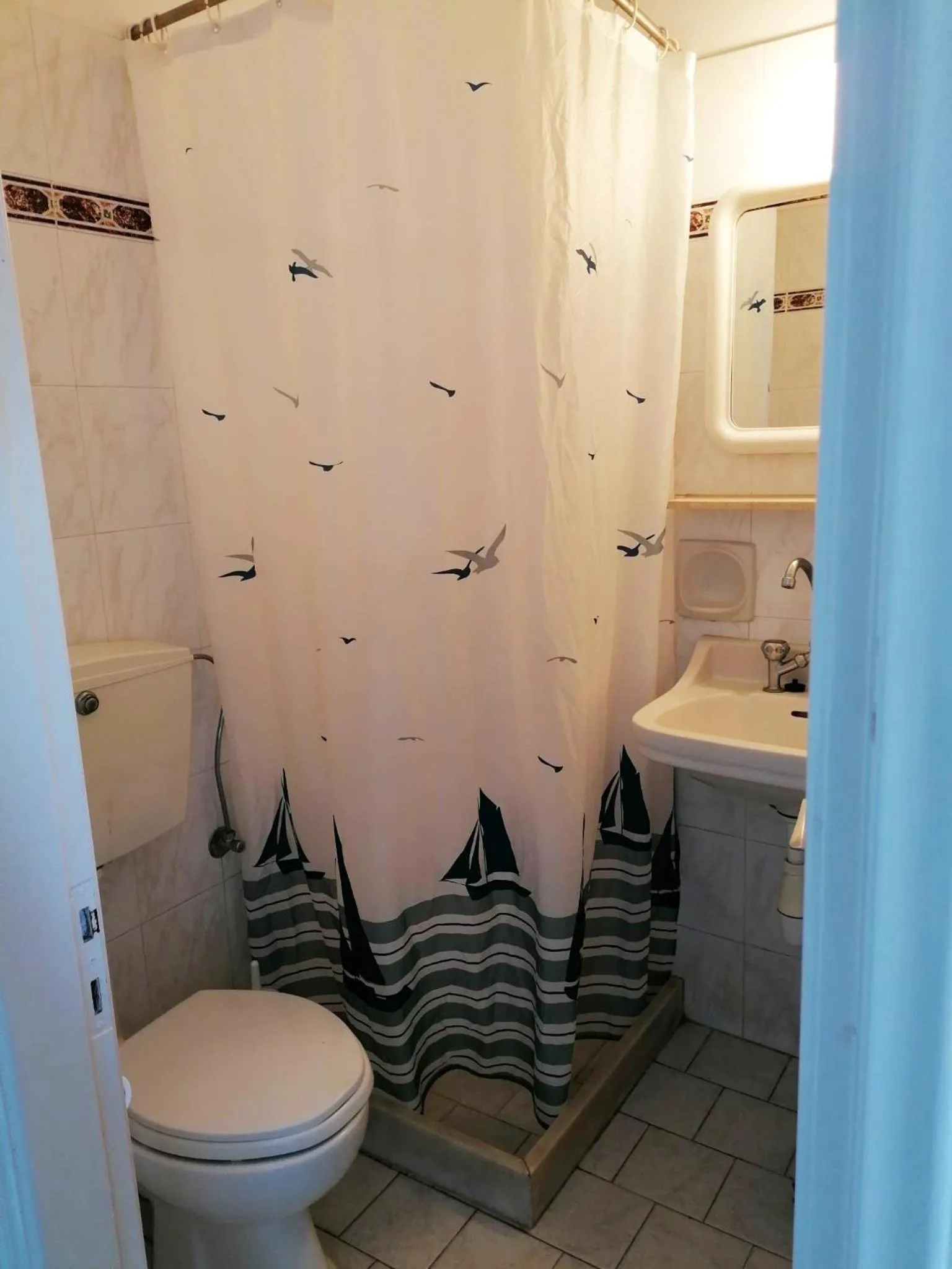 Toilet in Aigaio View Studios & Rooms
