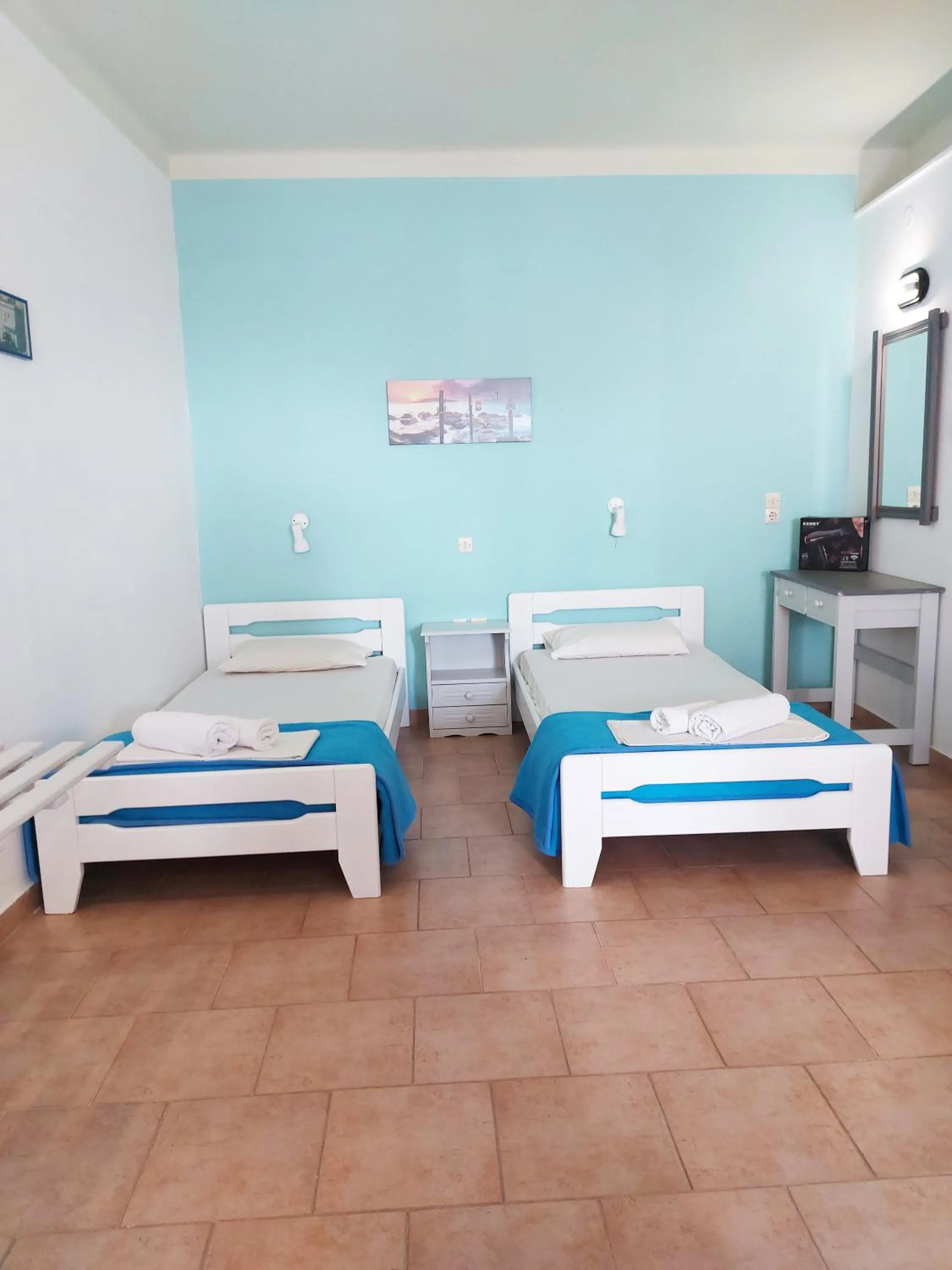 Bedroom, Bed in Aigaio View Studios & Rooms