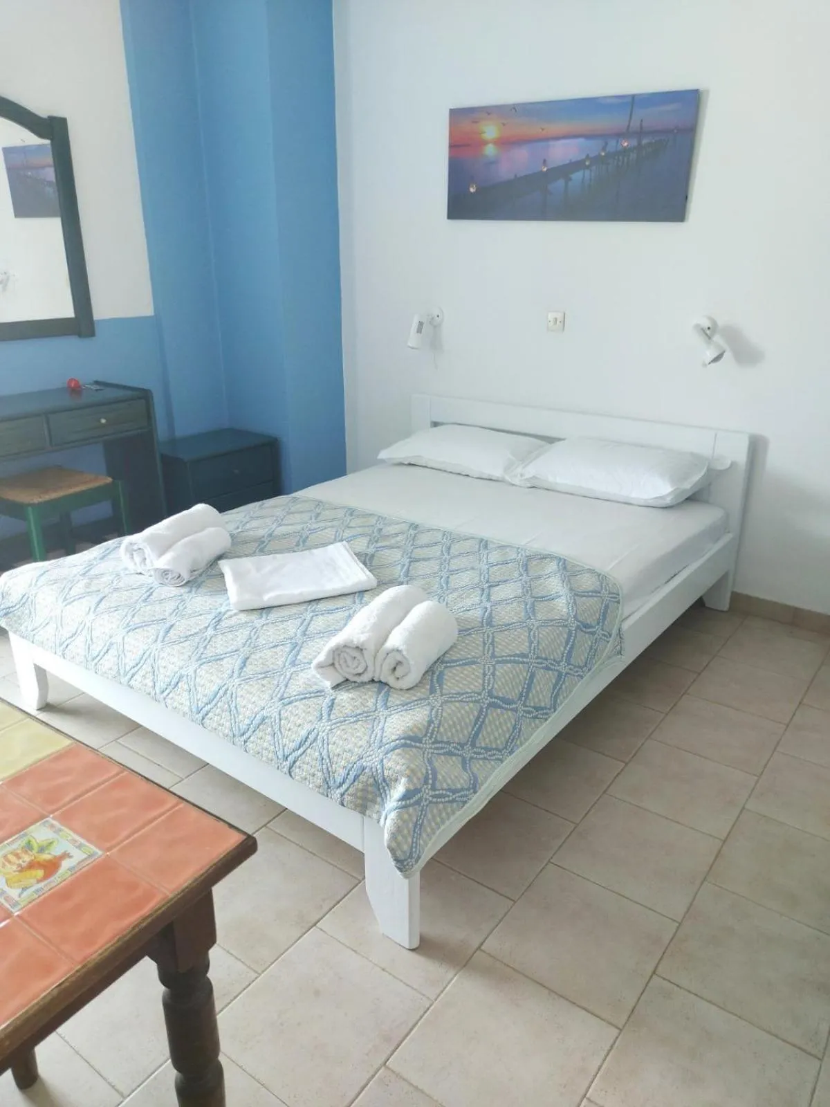 Bedroom, Bed in Aigaio View Studios & Rooms