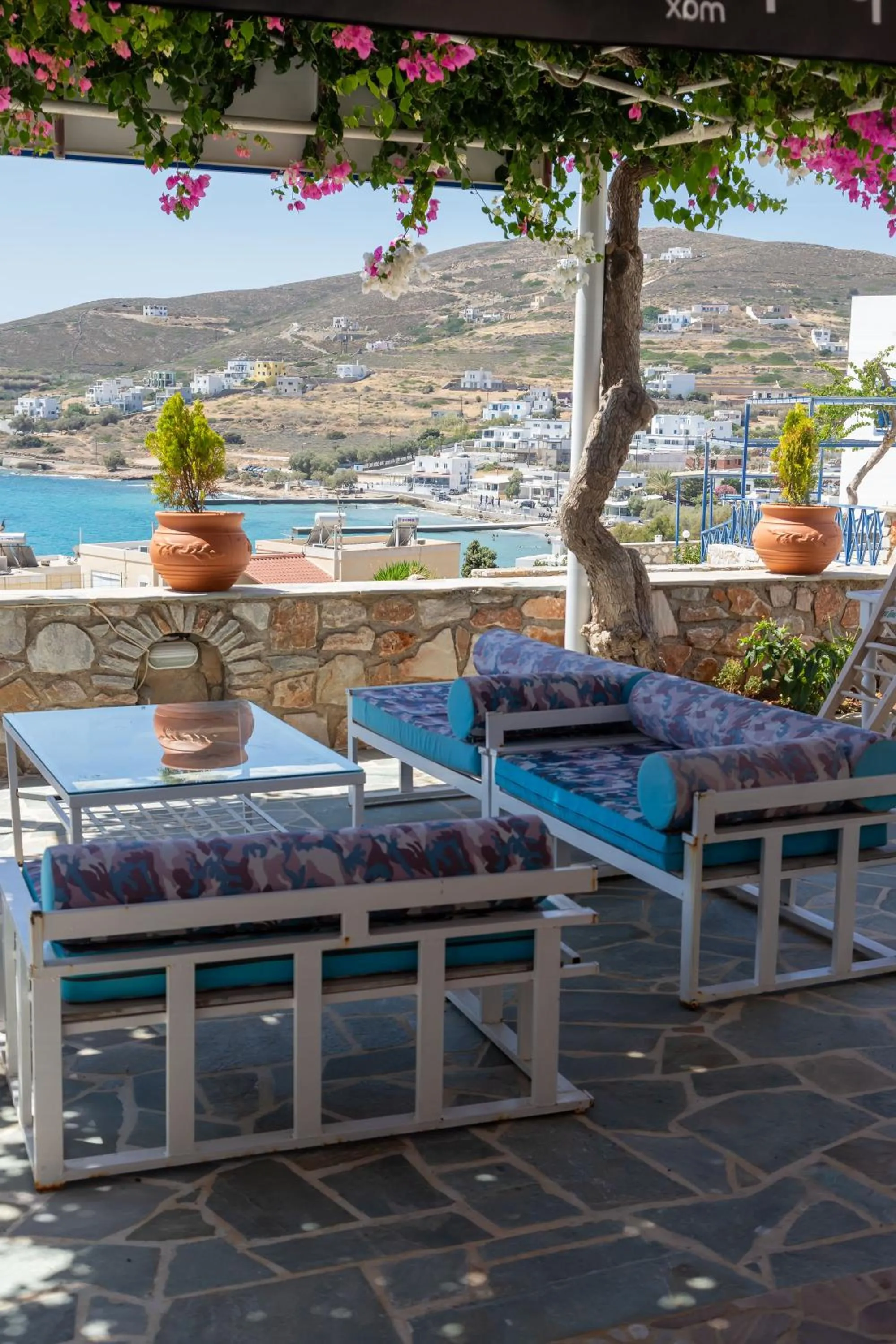 Balcony/Terrace in Aigaio View Studios & Rooms