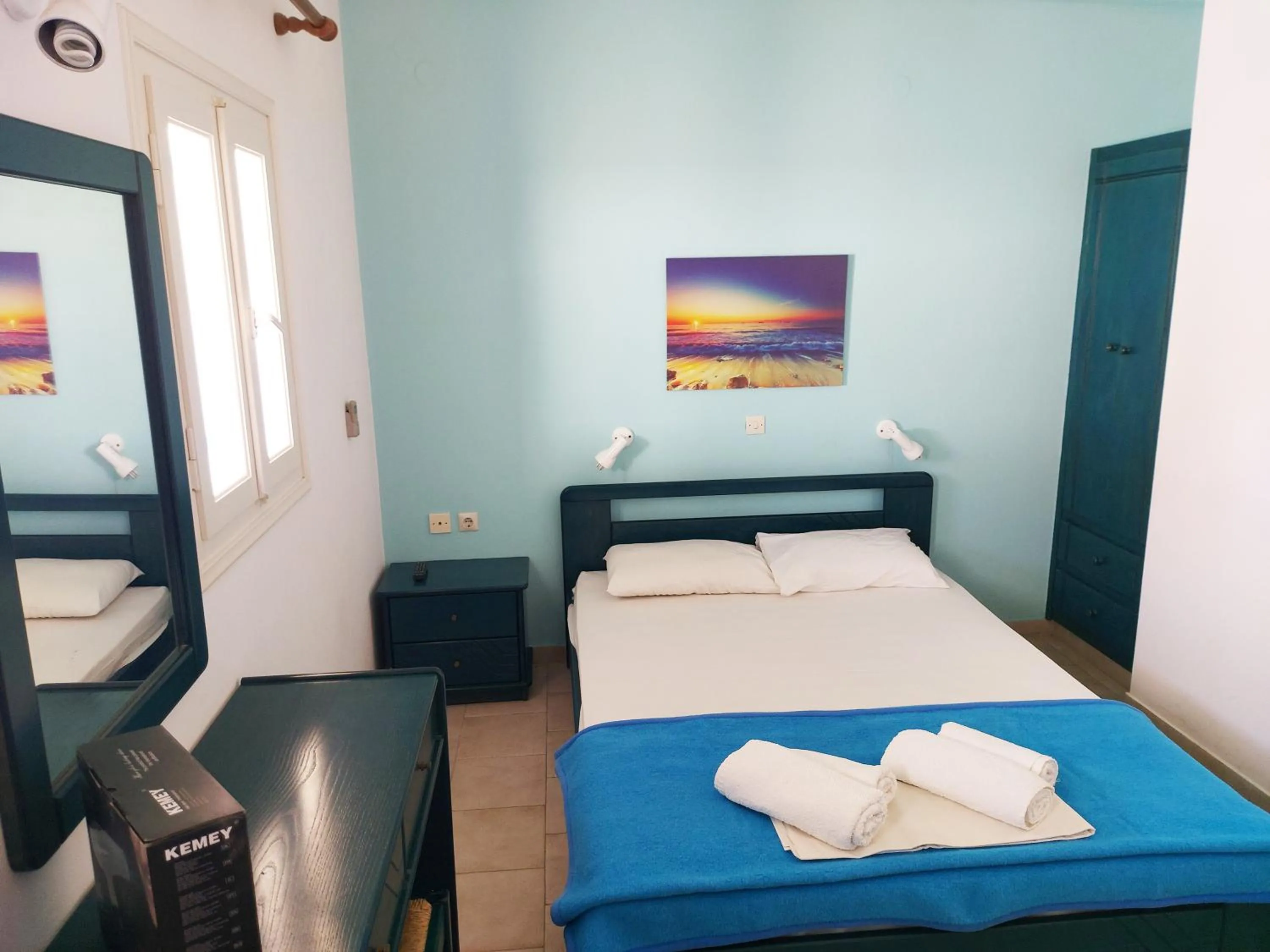 Bedroom, Bed in Aigaio View Studios & Rooms