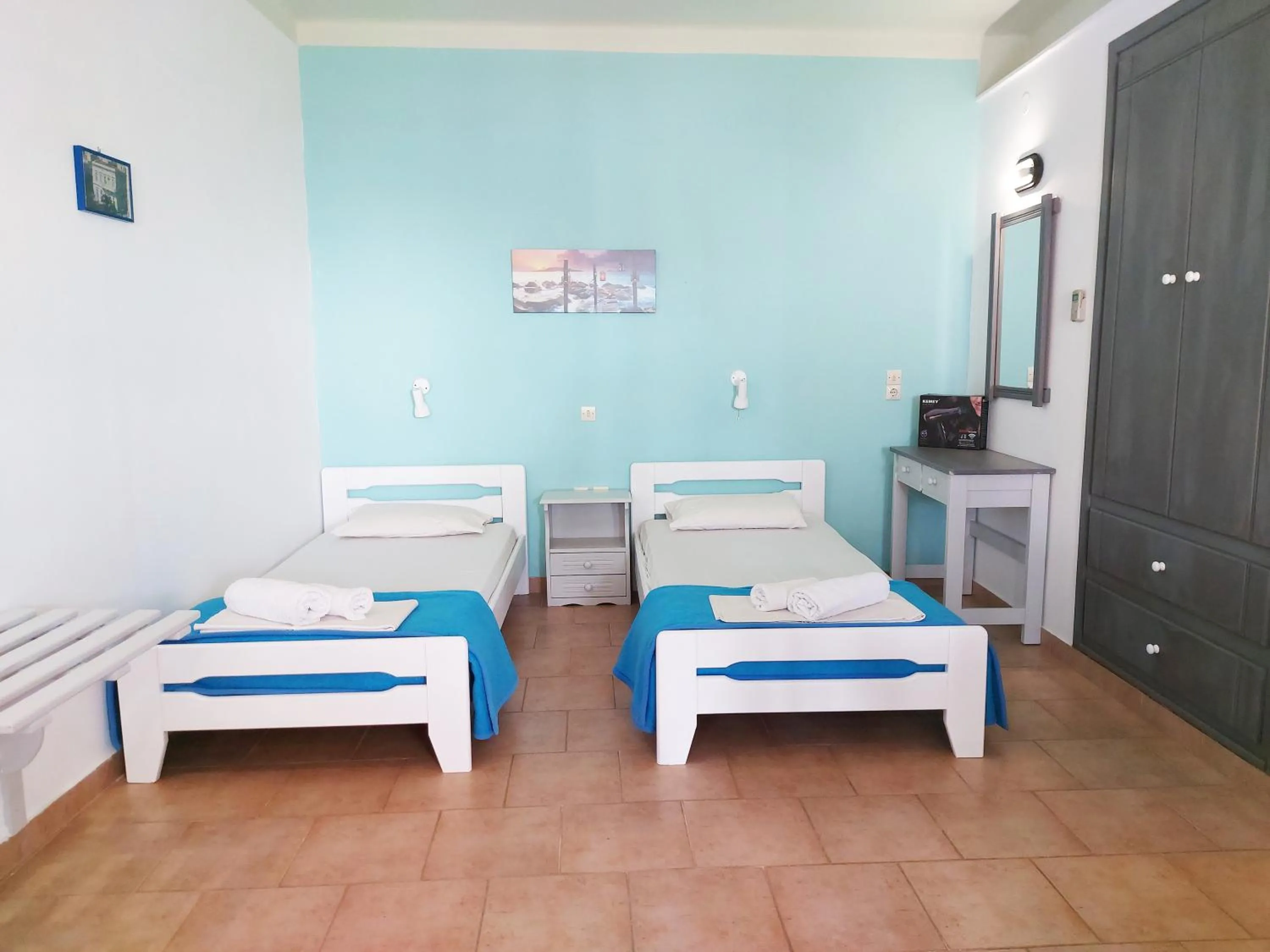 Photo of the whole room, Bed in Aigaio View Studios & Rooms