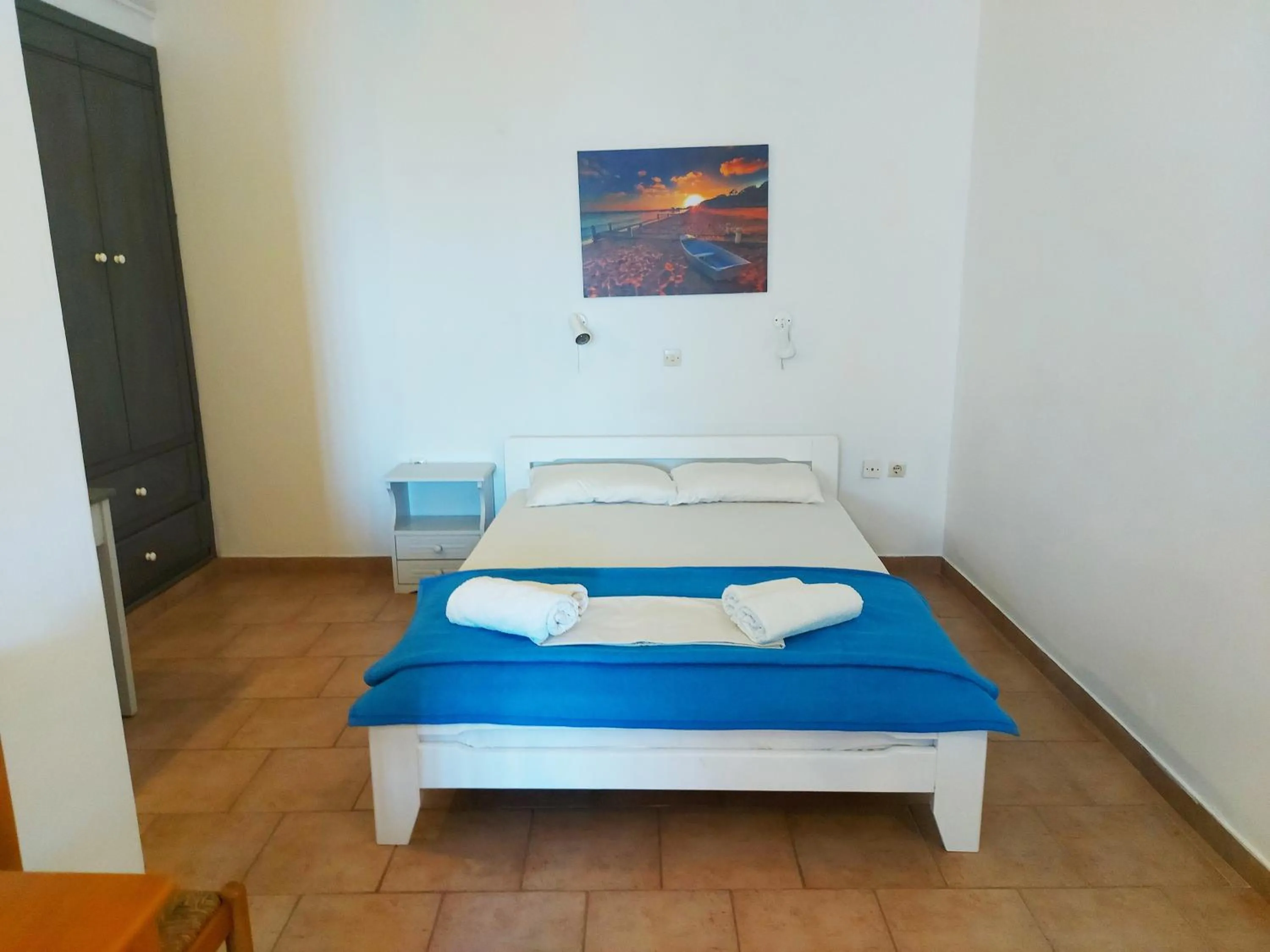 Bedroom, Bed in Aigaio View Studios & Rooms