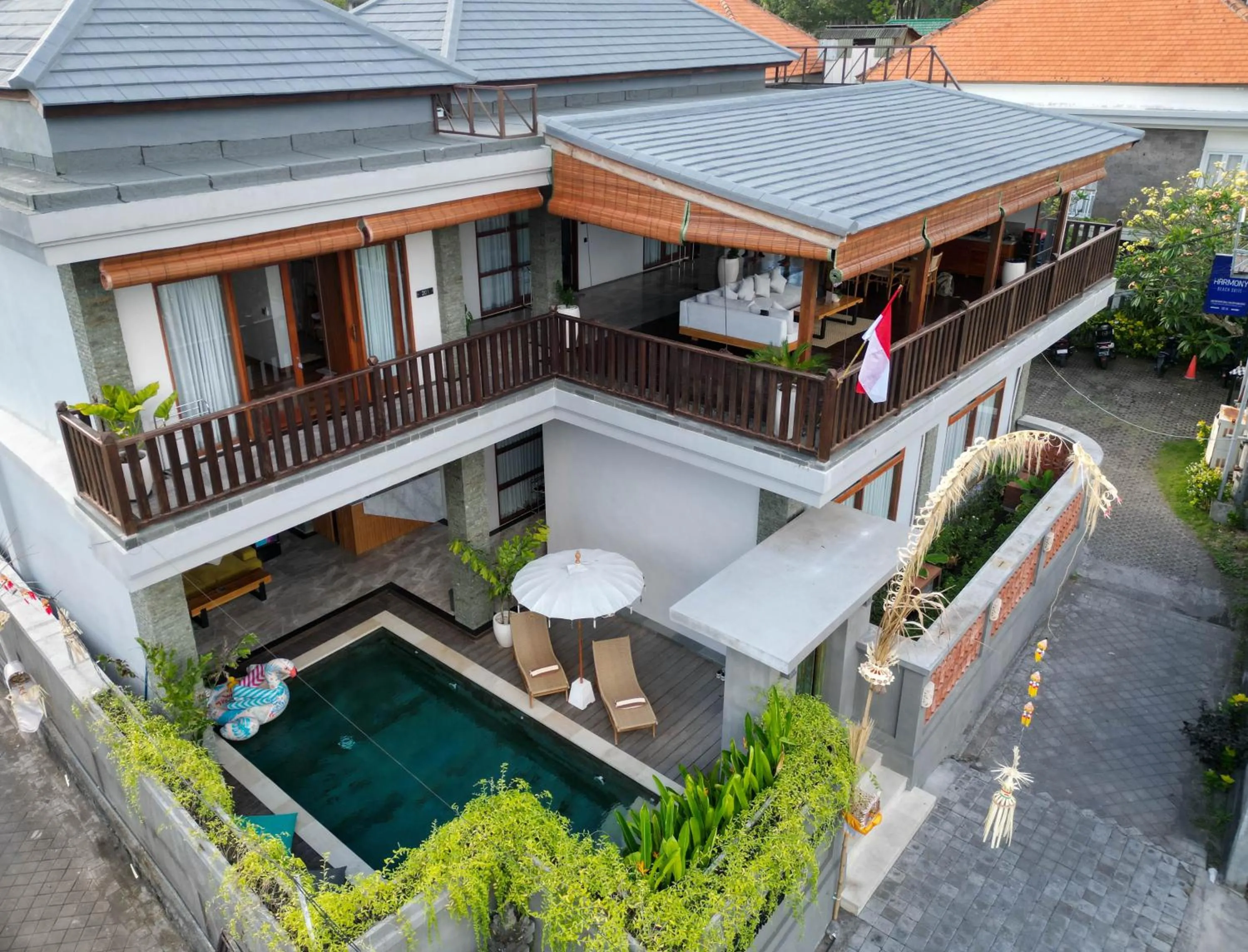 Property building in Tropical Beach House Bali