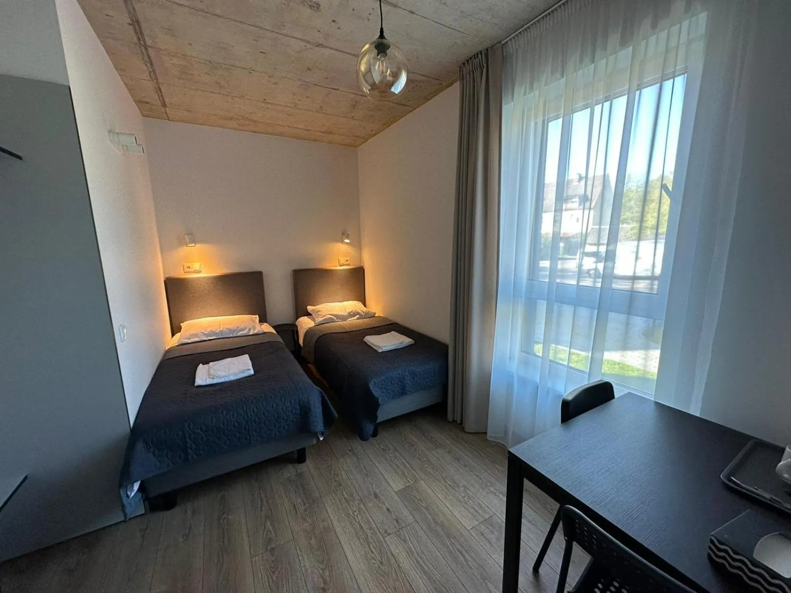 Bedroom, Bed in Tilzes Studio apartaments, Self check-in, Free parking, Comfort