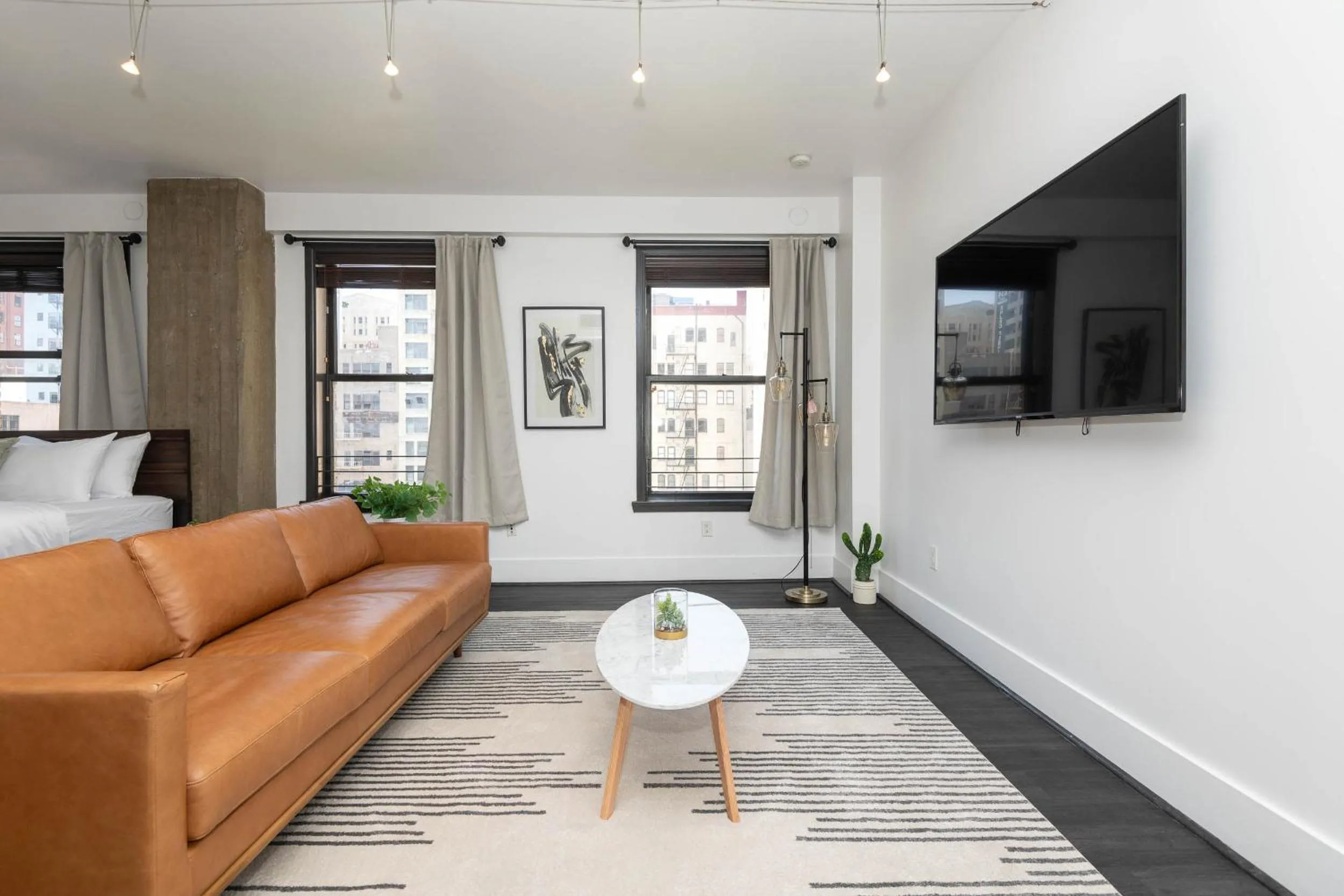 Living room in DTLA Boutique Hotel