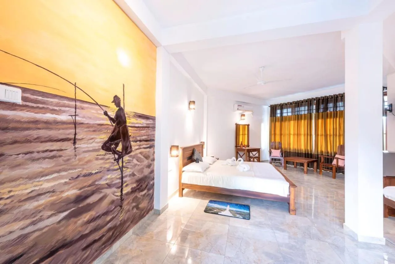 Bed in Sol Y Mar - Unawatuna