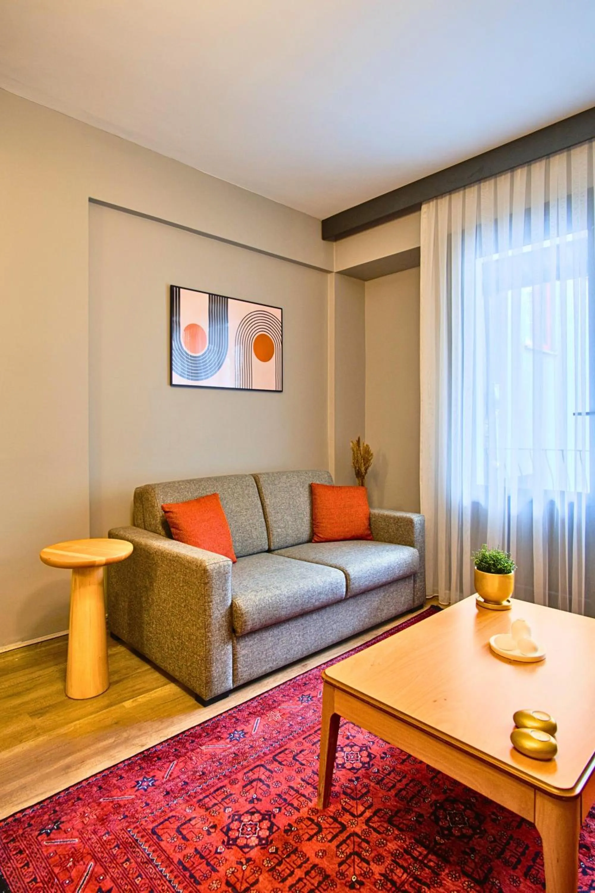 Seating area in TAKS-INN Hotel