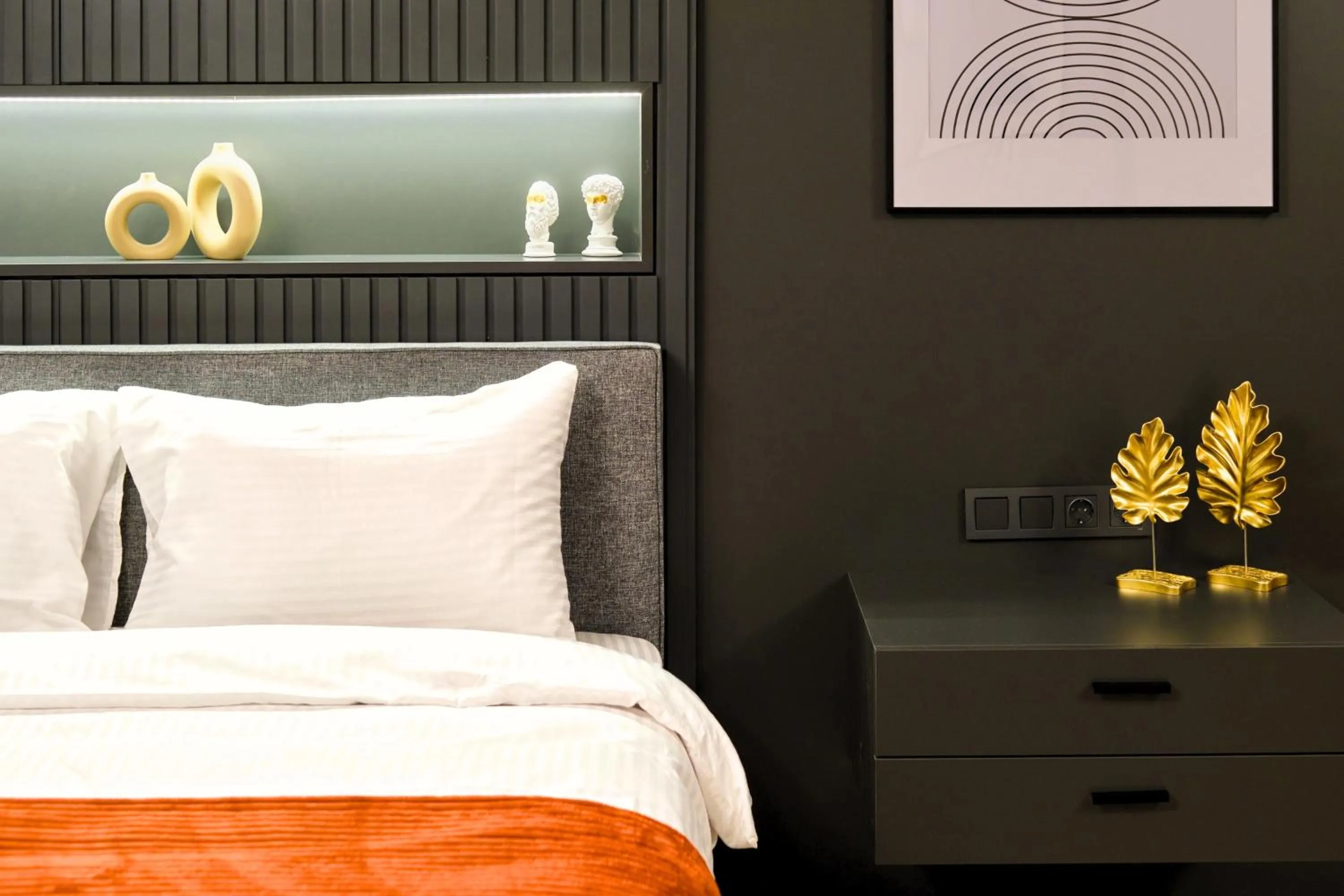 Bed in TAKS-INN Hotel