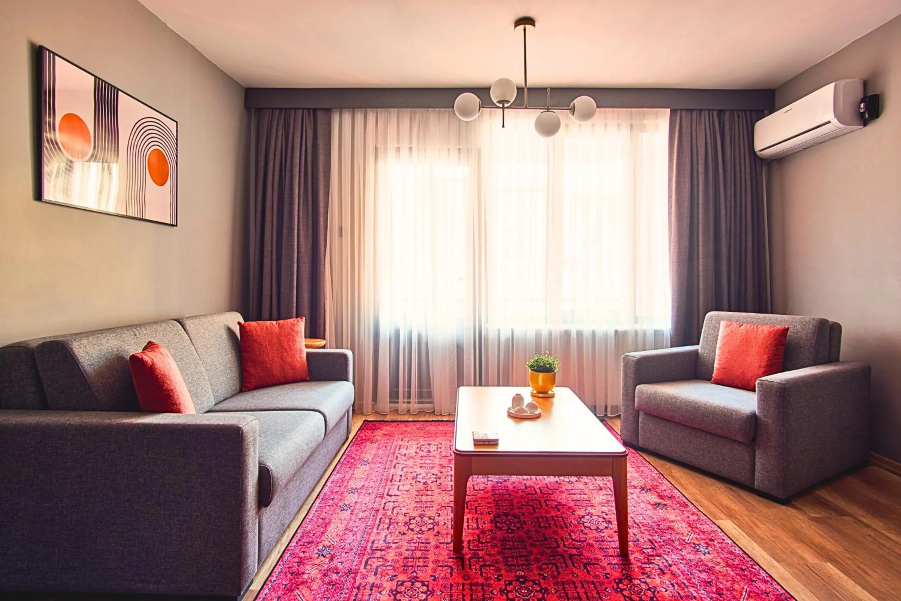 Seating area in TAKS-INN Hotel