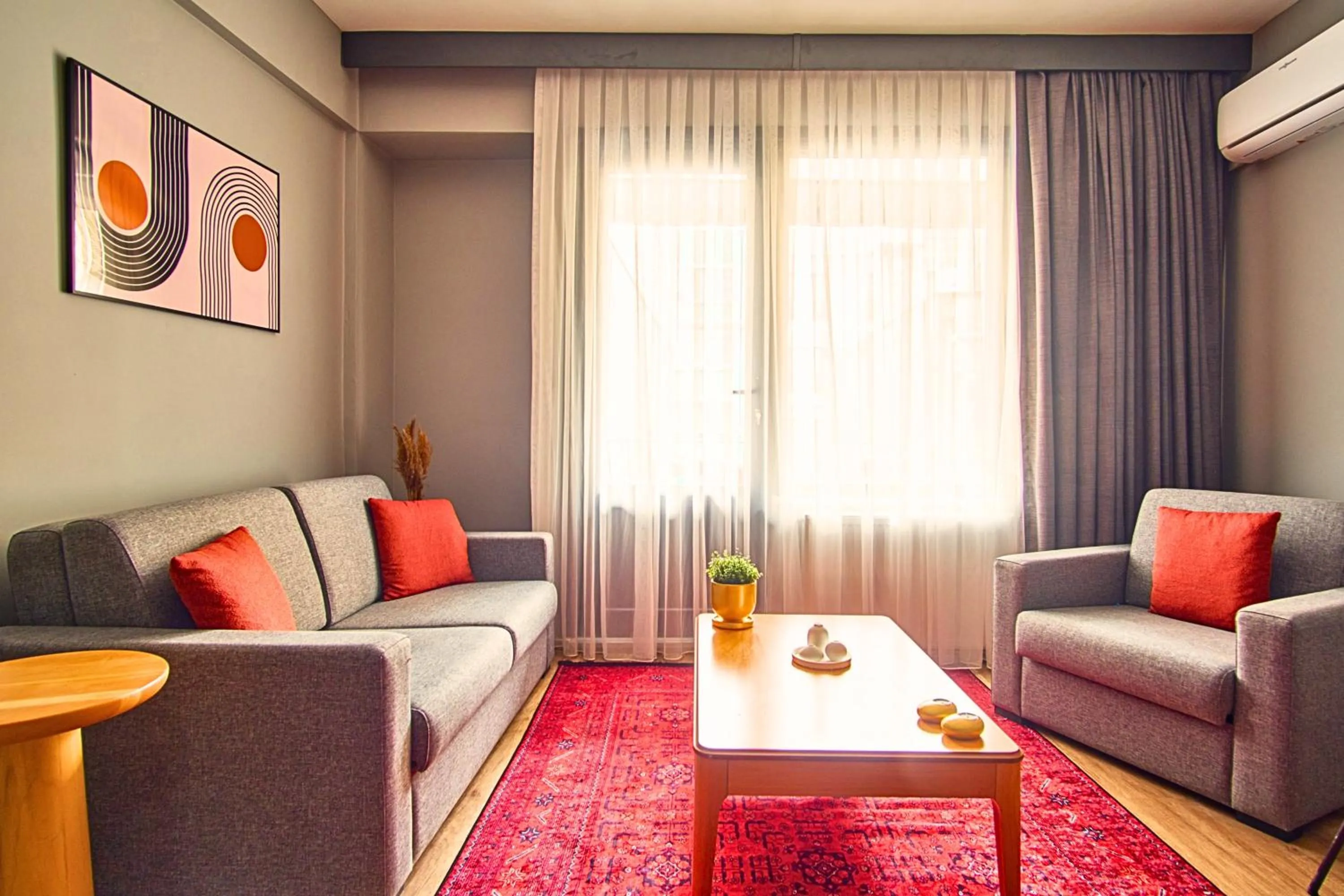 Seating area in TAKS-INN Hotel