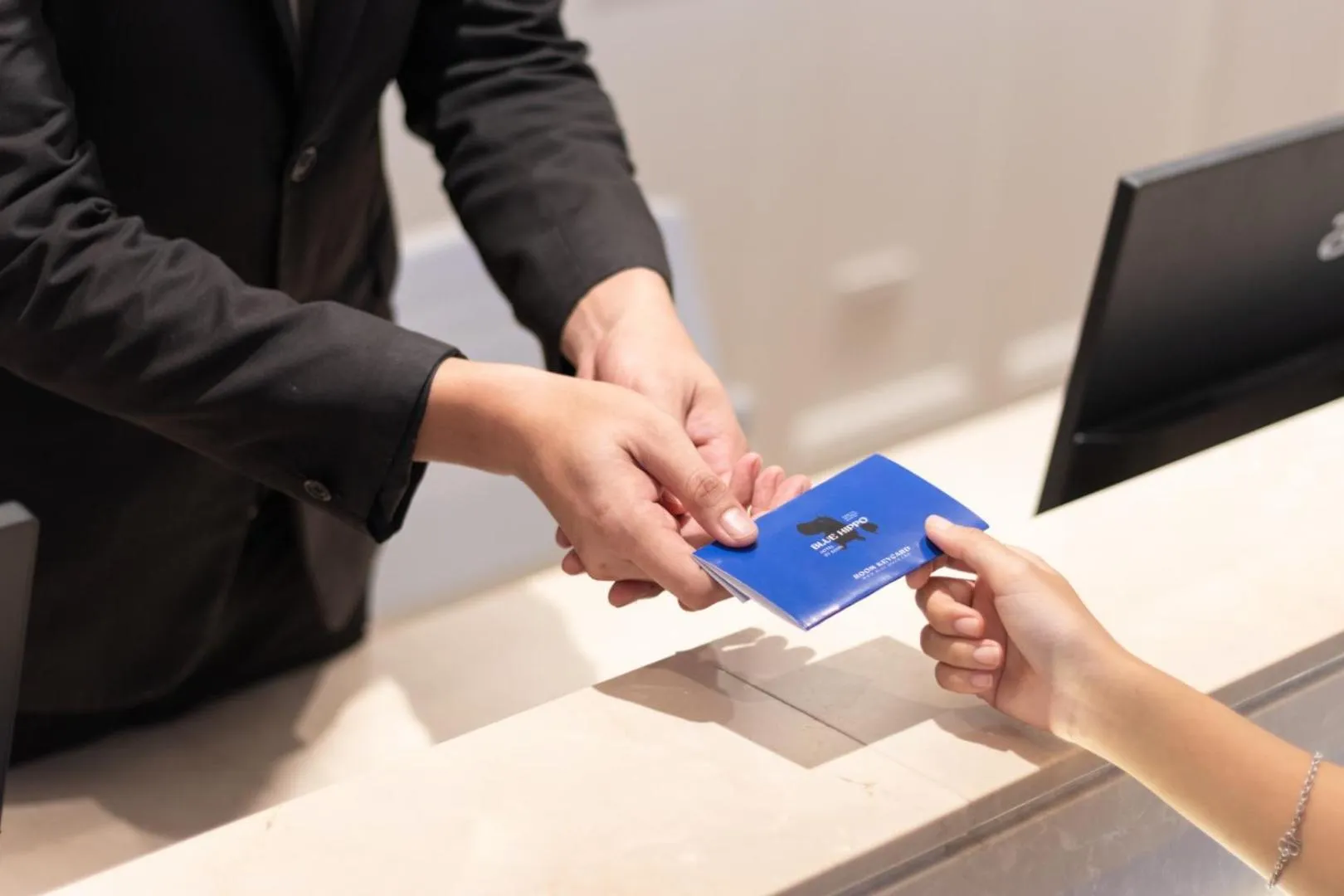 Lobby or reception in Blue Hippo Hotel