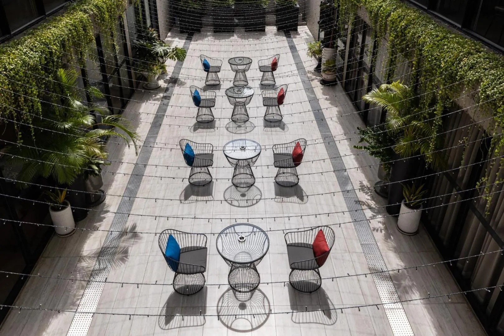 hair dresser in Blue Hippo Hotel