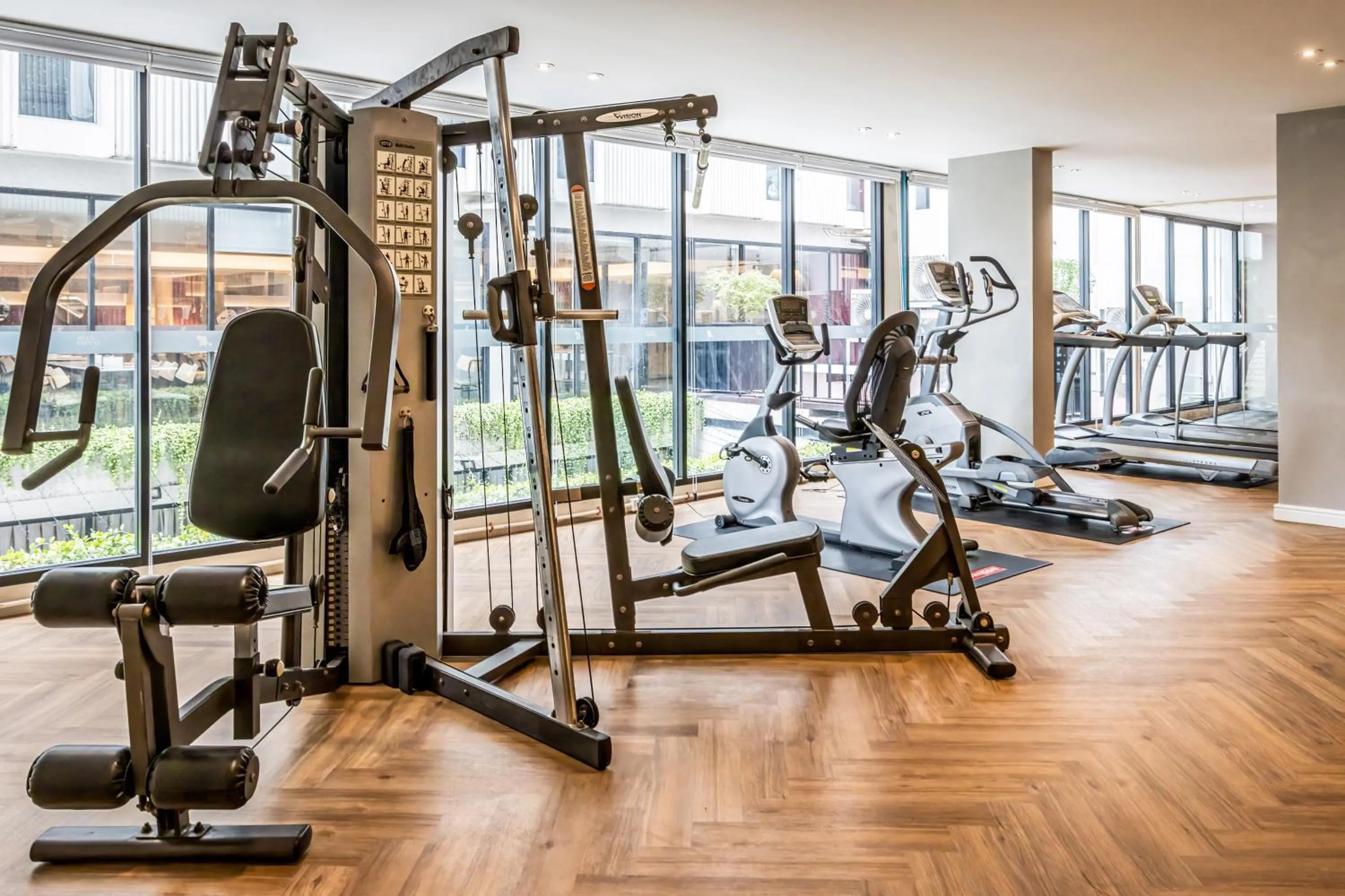 Fitness centre/facilities in Blue Hippo Hotel