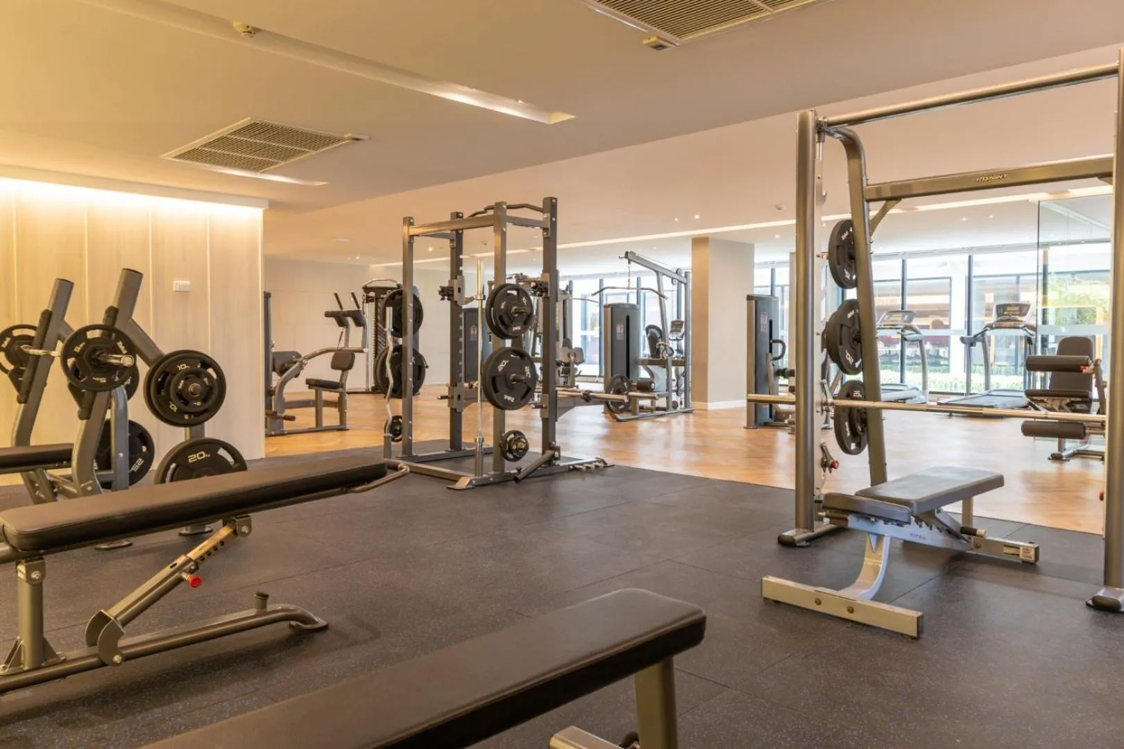 Fitness centre/facilities in Blue Hippo Hotel