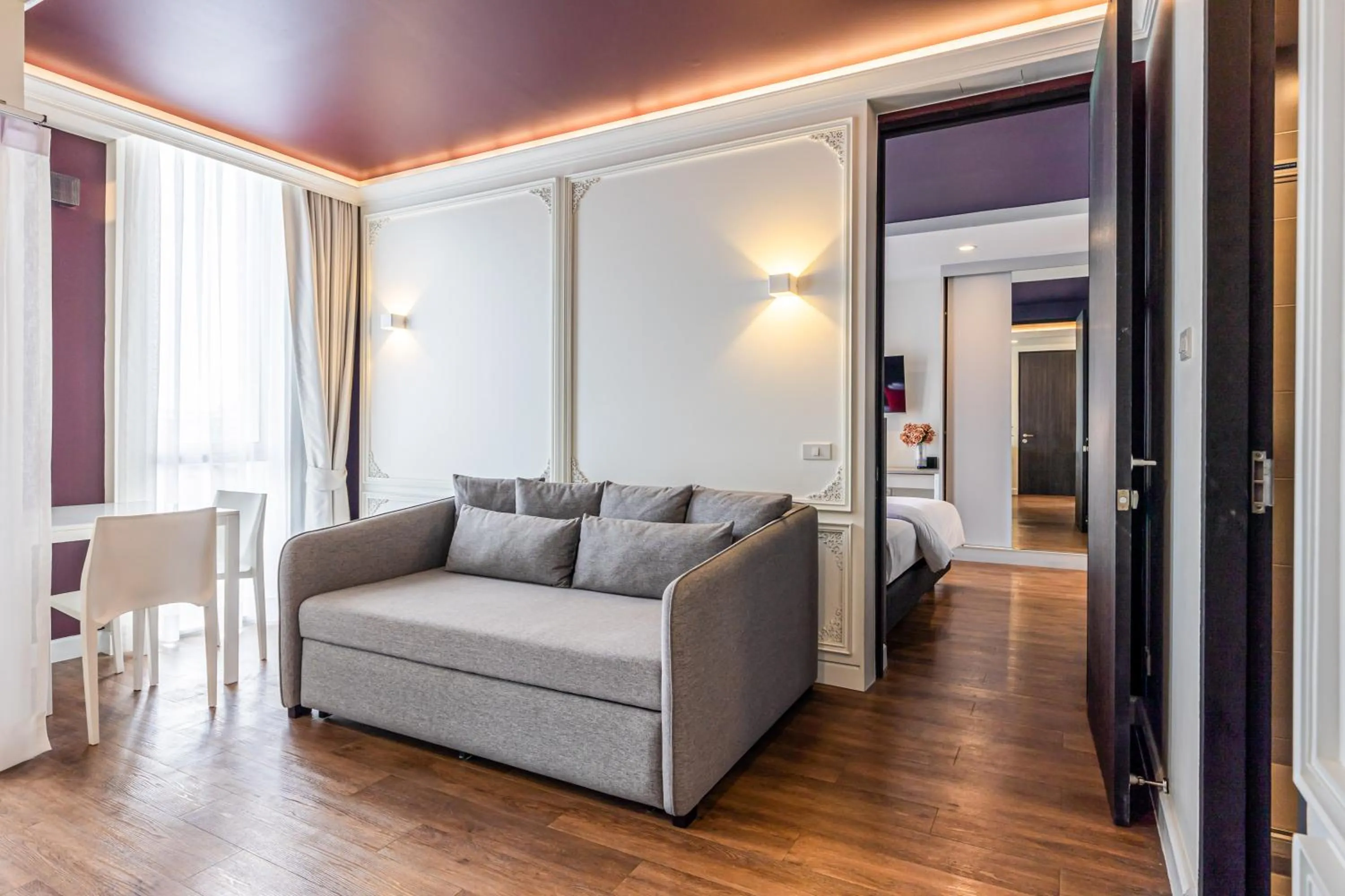 Living room in Blue Hippo Hotel