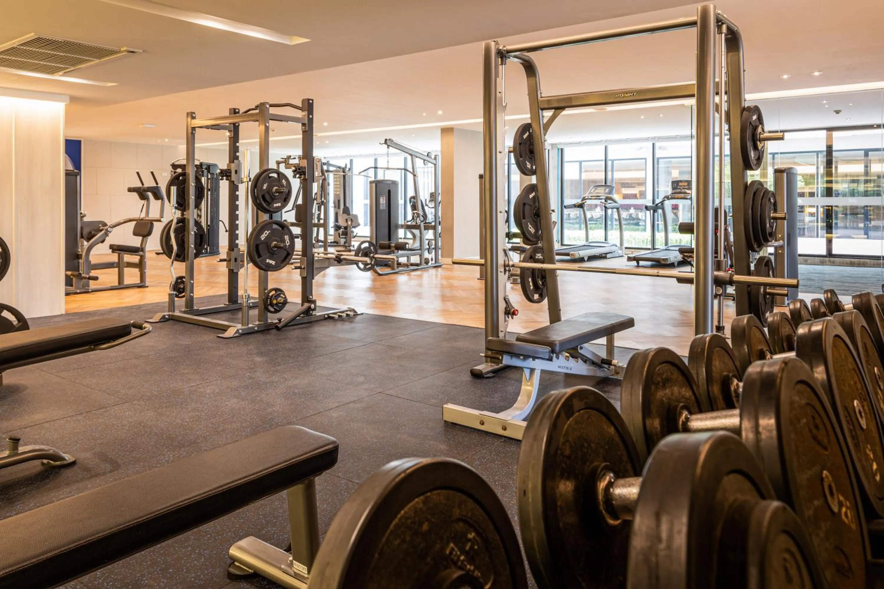 Fitness centre/facilities in Blue Hippo Hotel