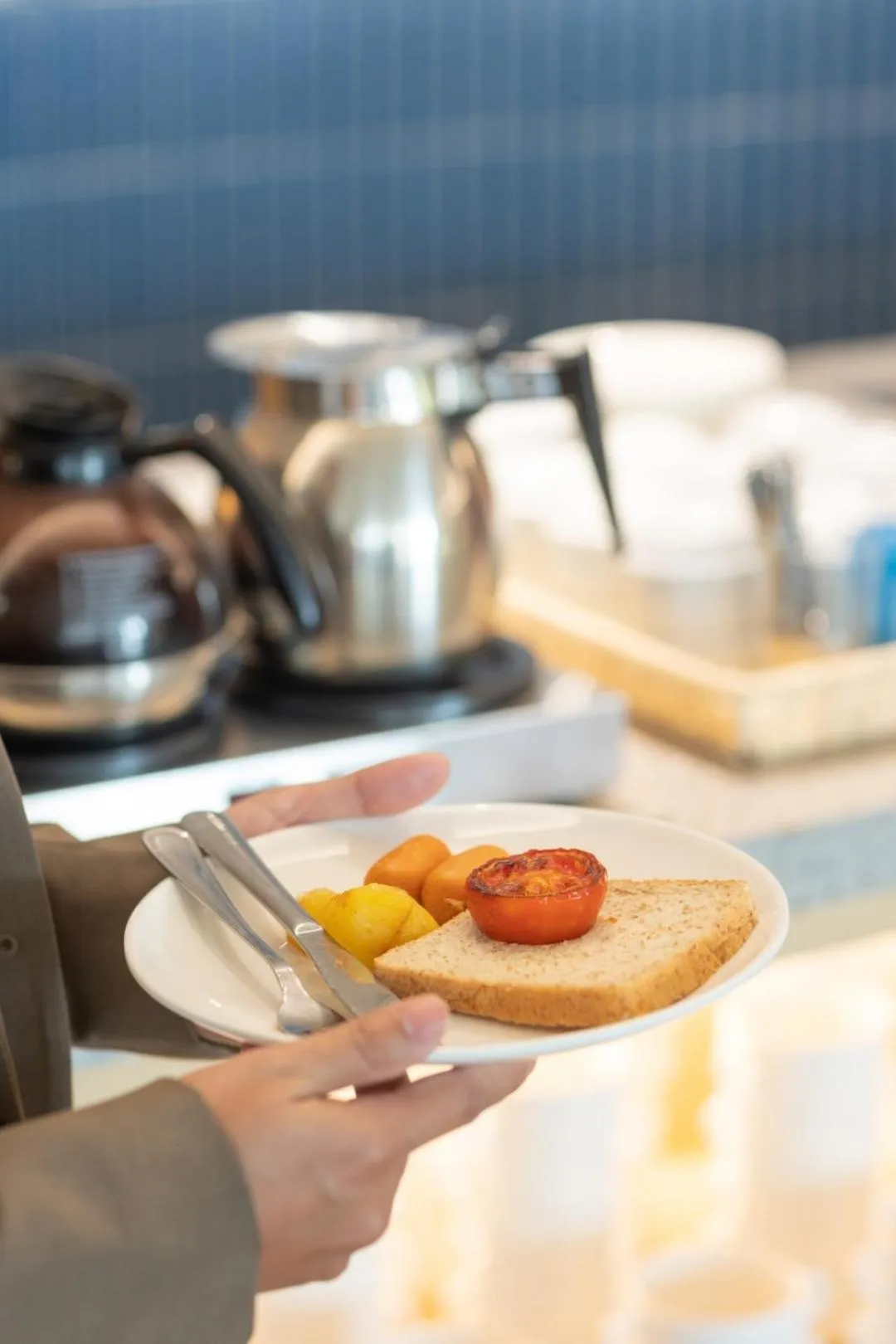 Food and drinks in Blue Hippo Hotel