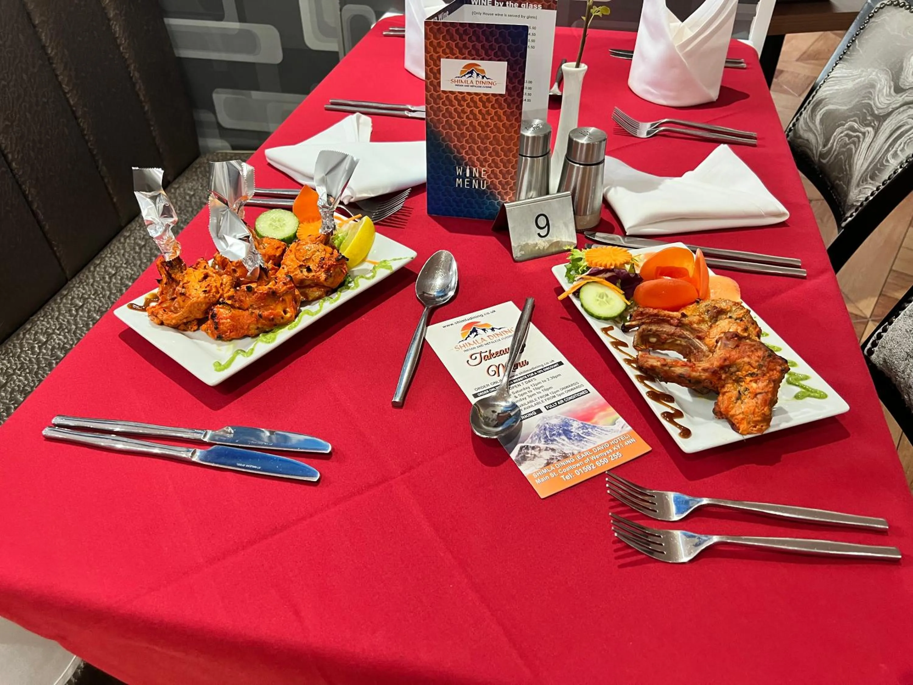 Food and drinks in Earl David Hotel