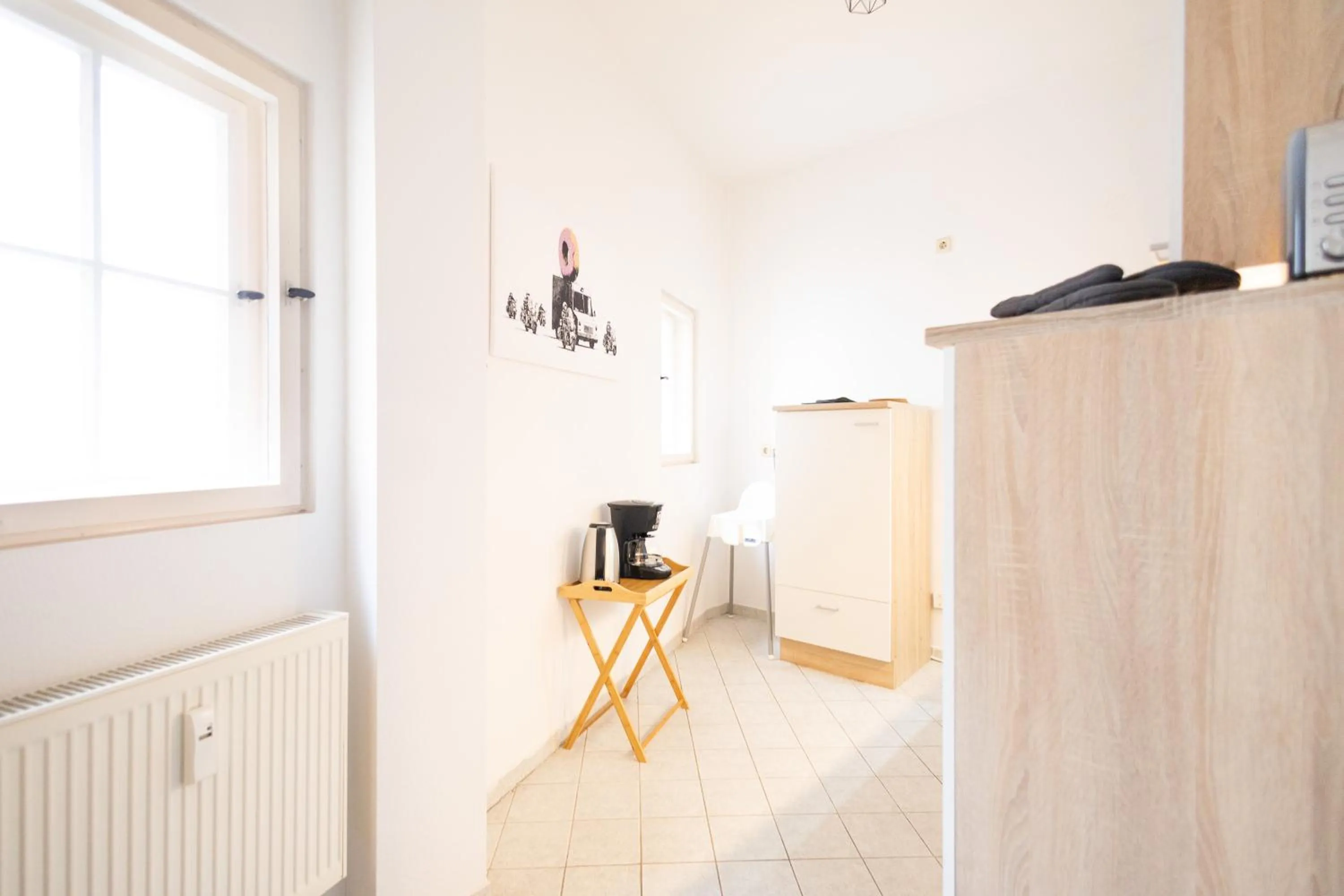 Kitchen or kitchenette in Apartments an der Oper - Innenstadt - Zentral - Küche - Wifi - Powered by Ko-Living