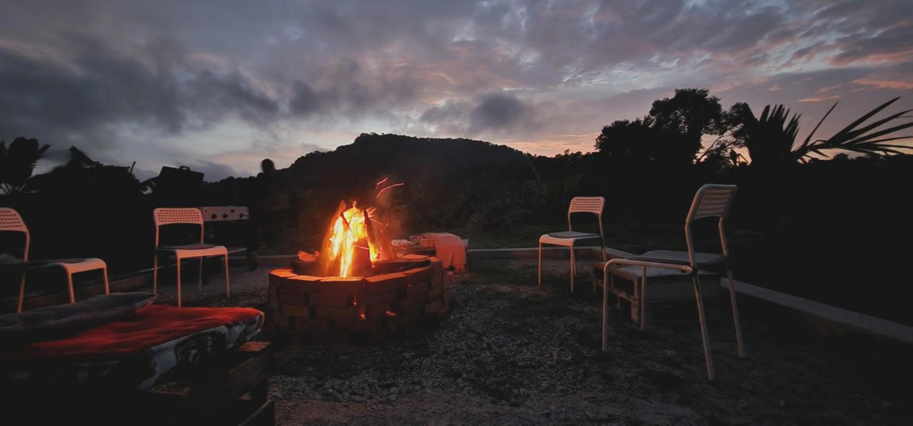 fireplace in Bendheka - Cliff Front Cottages Coorg