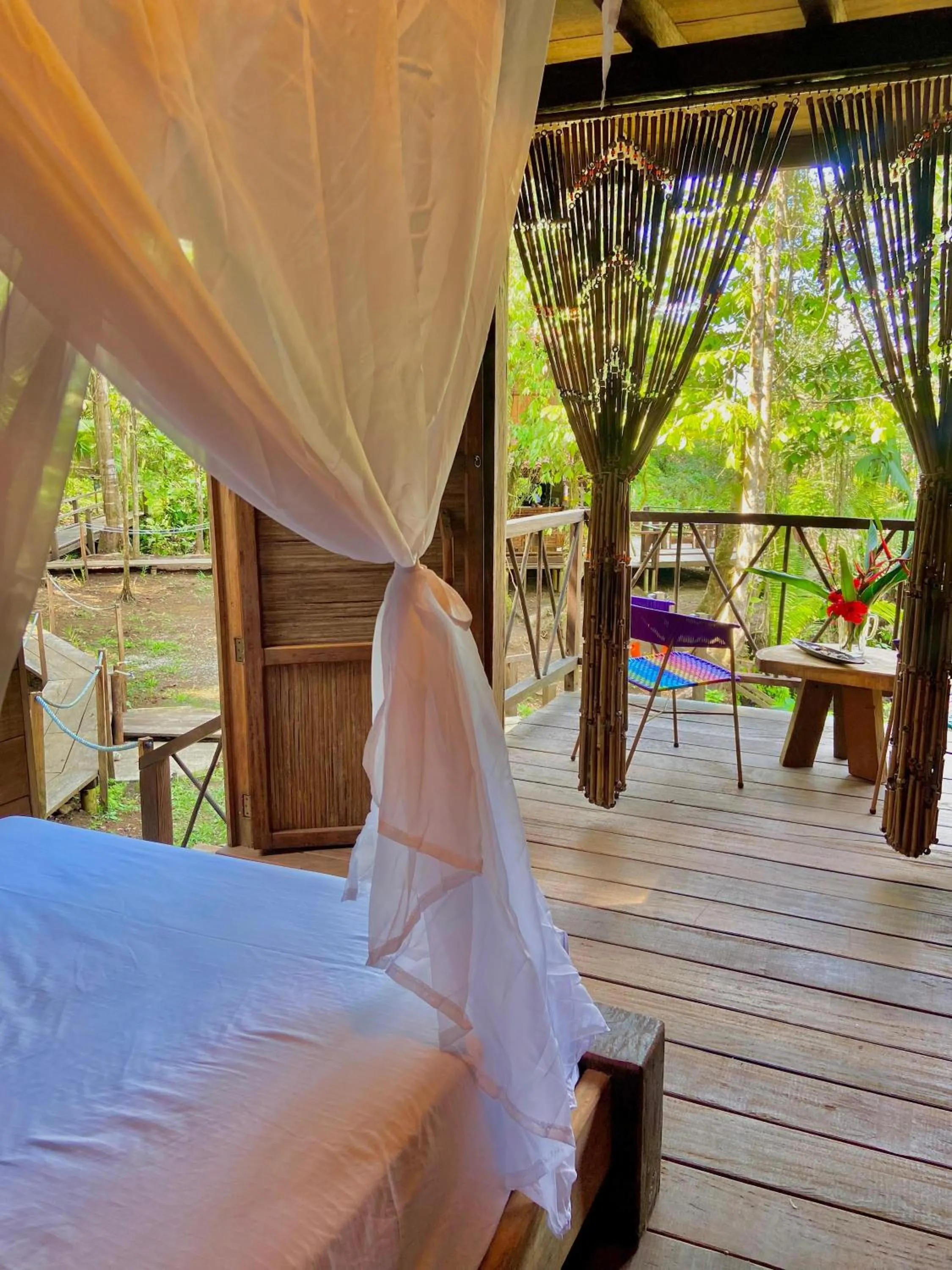 Bedroom, Bed in La Martina Ecolodge