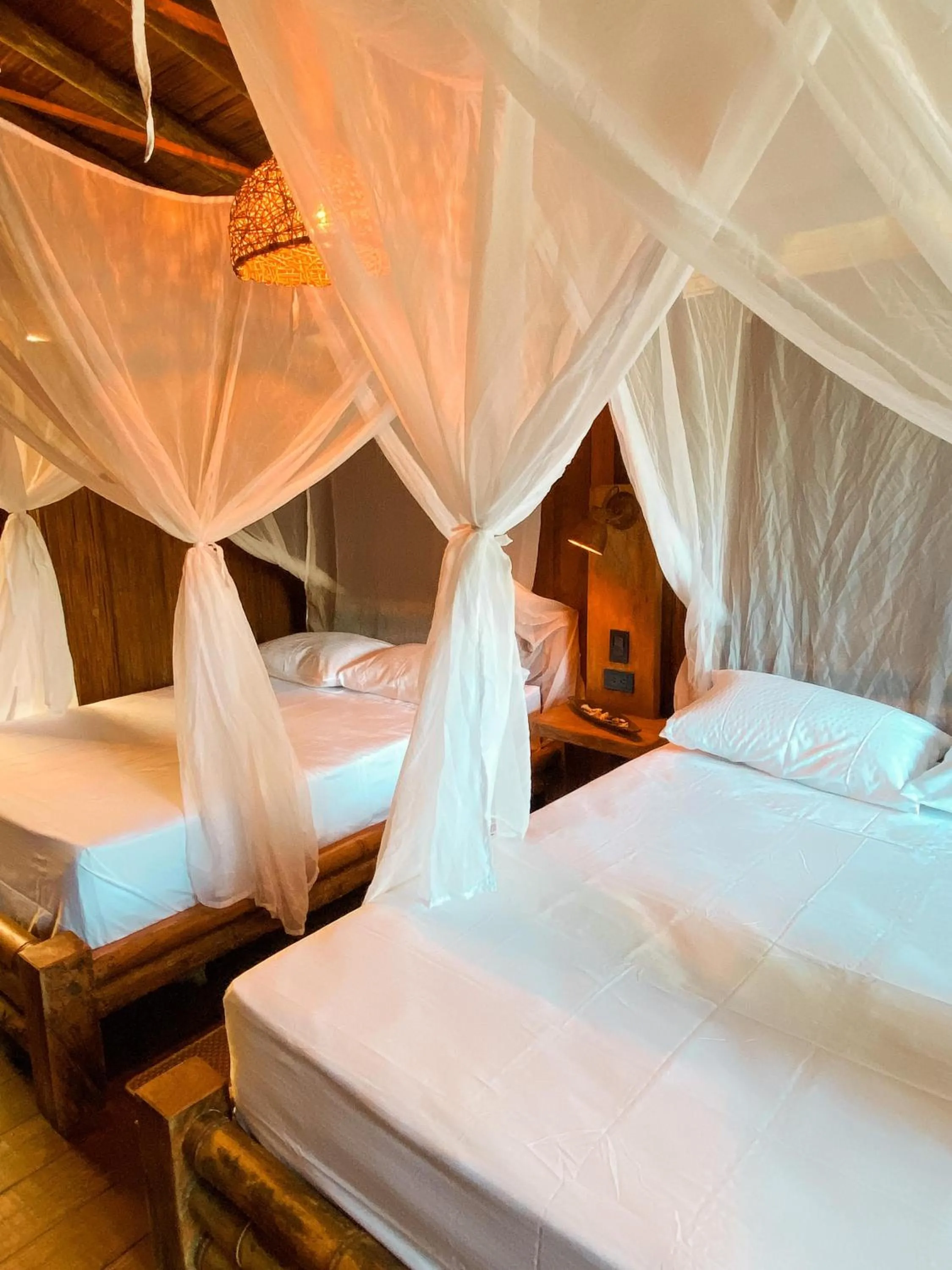 Bedroom, Bed in La Martina Ecolodge