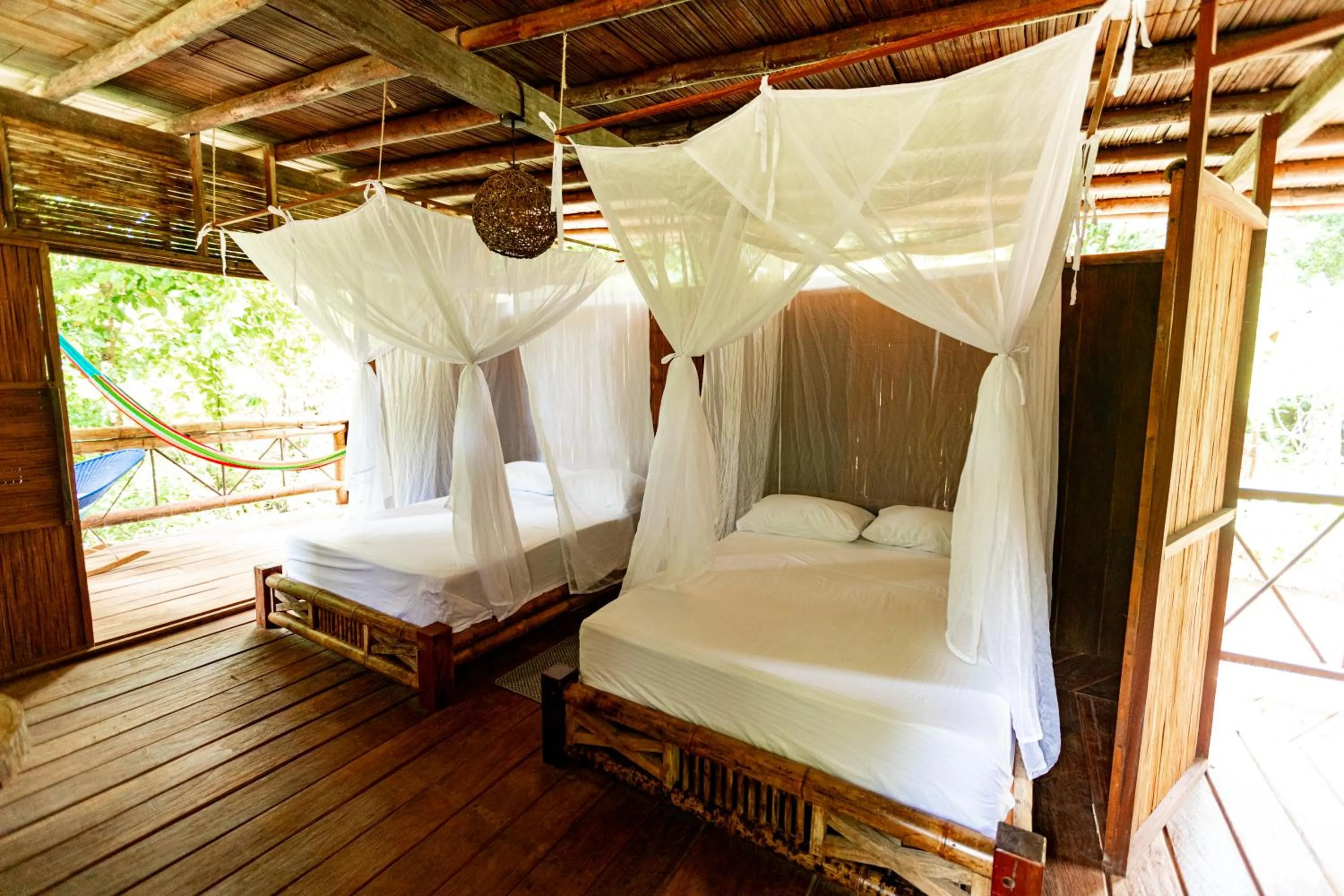 Bed in La Martina Ecolodge