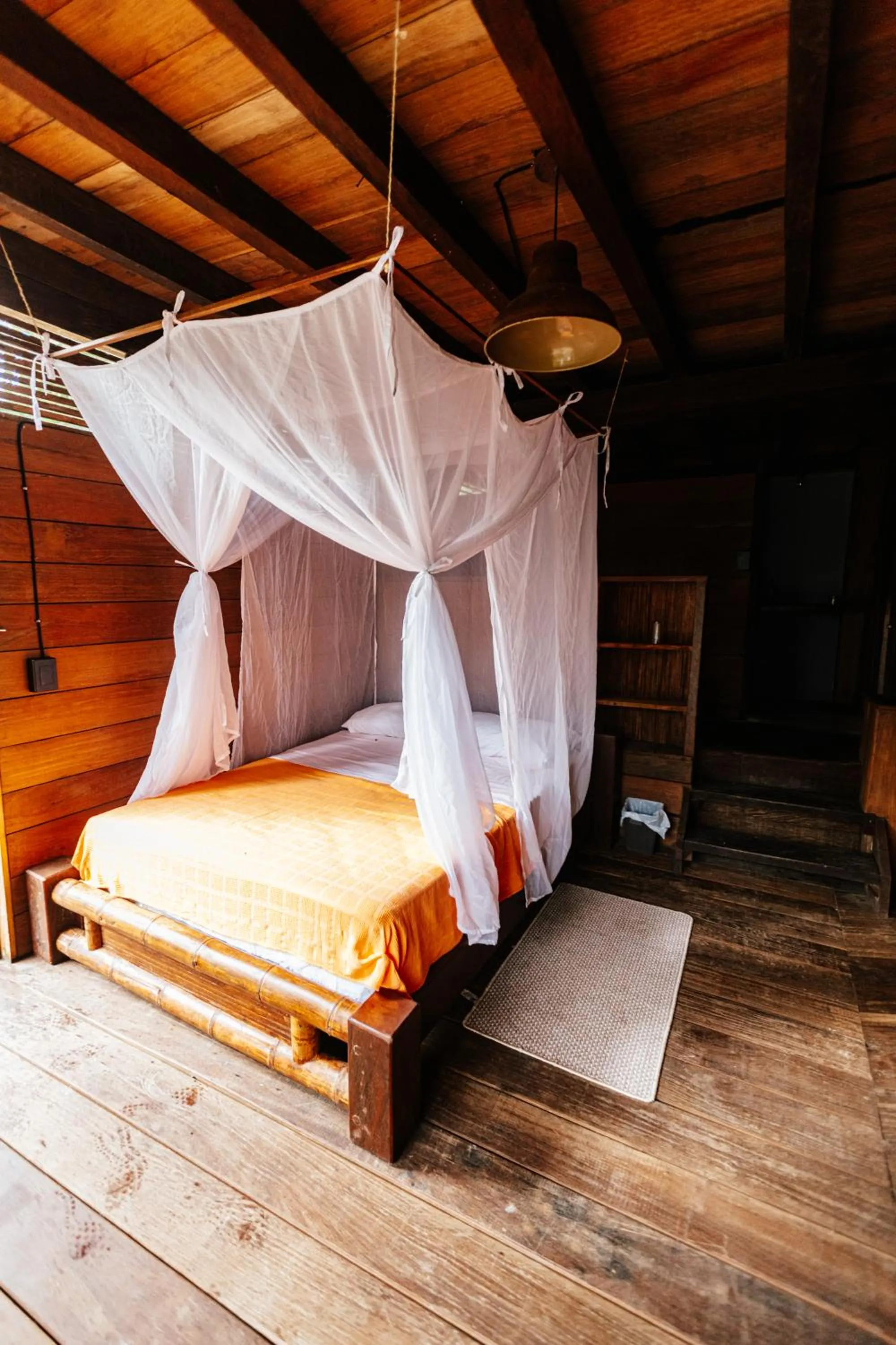 Bedroom, Bed in La Martina Ecolodge