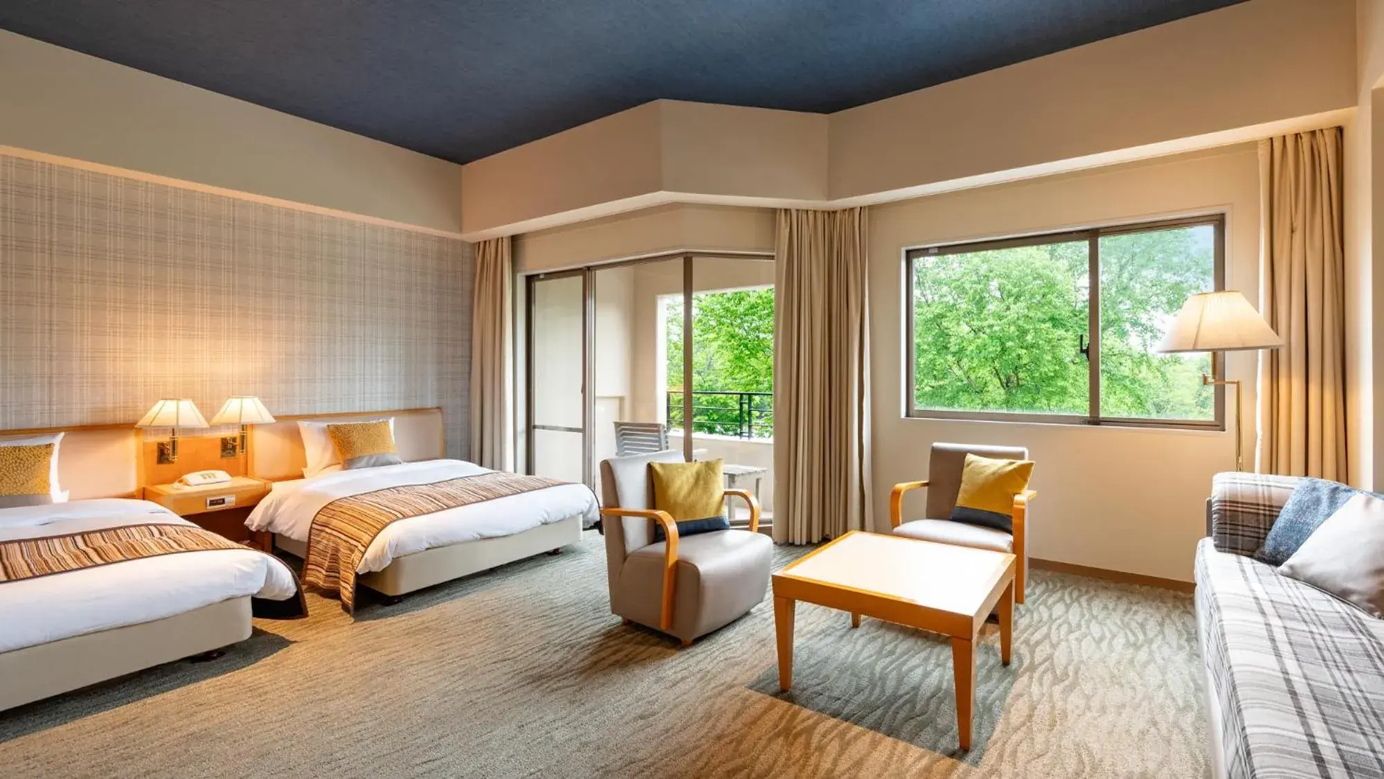 Bed in EN RESORT Grandeco Hotel Bed in EN RESORT Grandeco Hotel