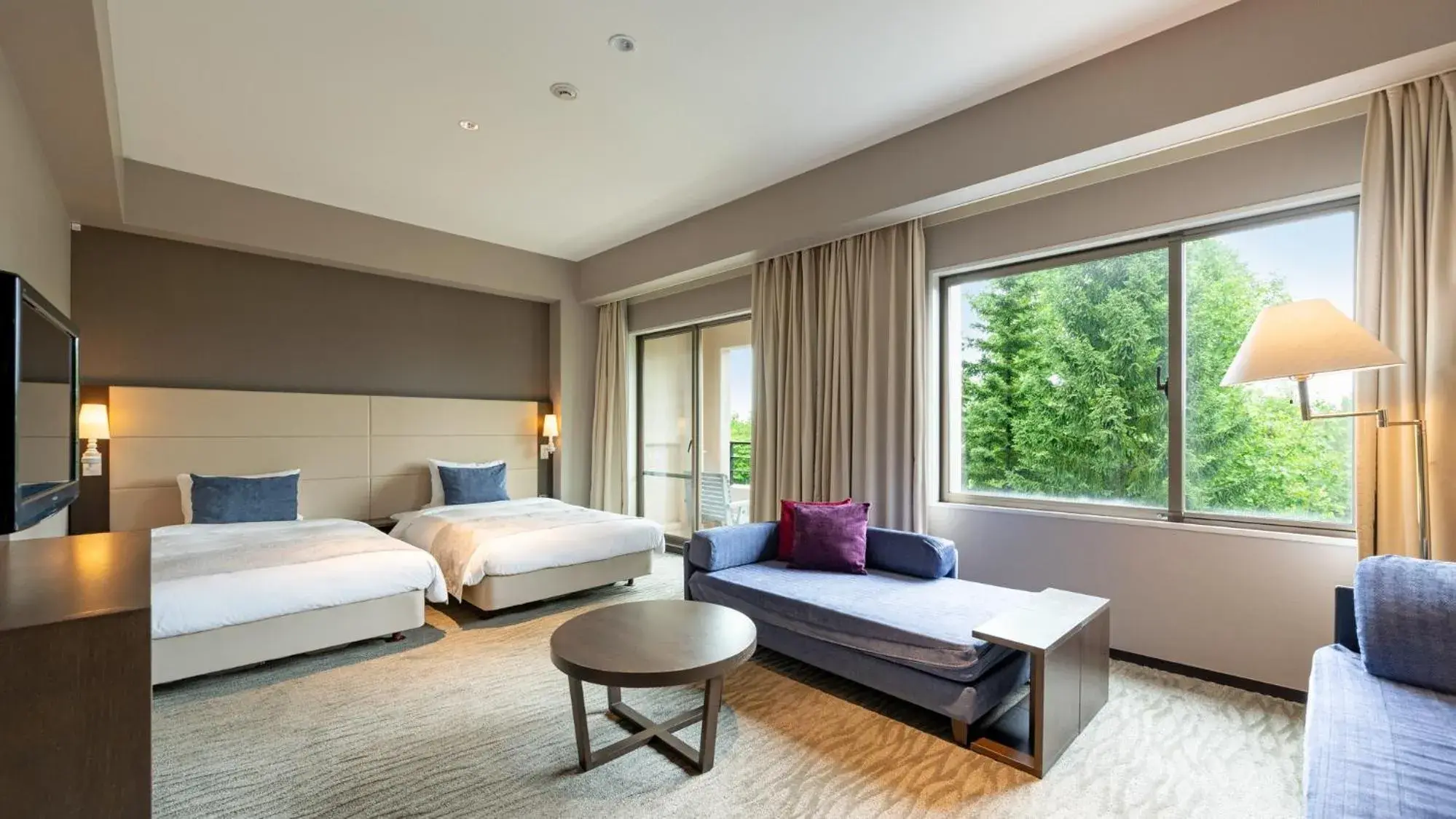 Bed in EN RESORT Grandeco Hotel Bed in EN RESORT Grandeco Hotel