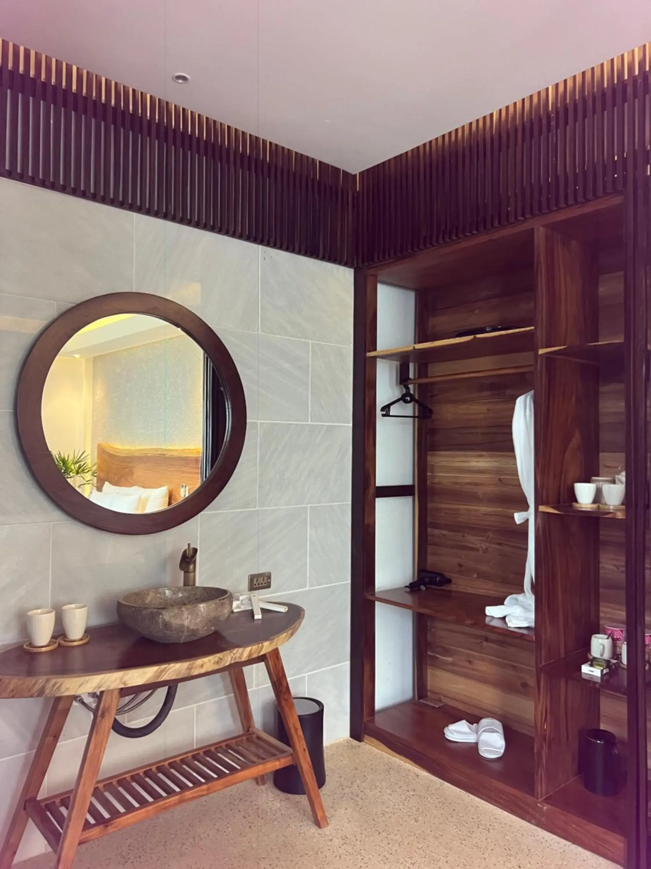 Bathroom in Minawa Kenhga Resort & Spa Ninh Binh Bathroom in Minawa Kenhga Resort & Spa Ninh Binh