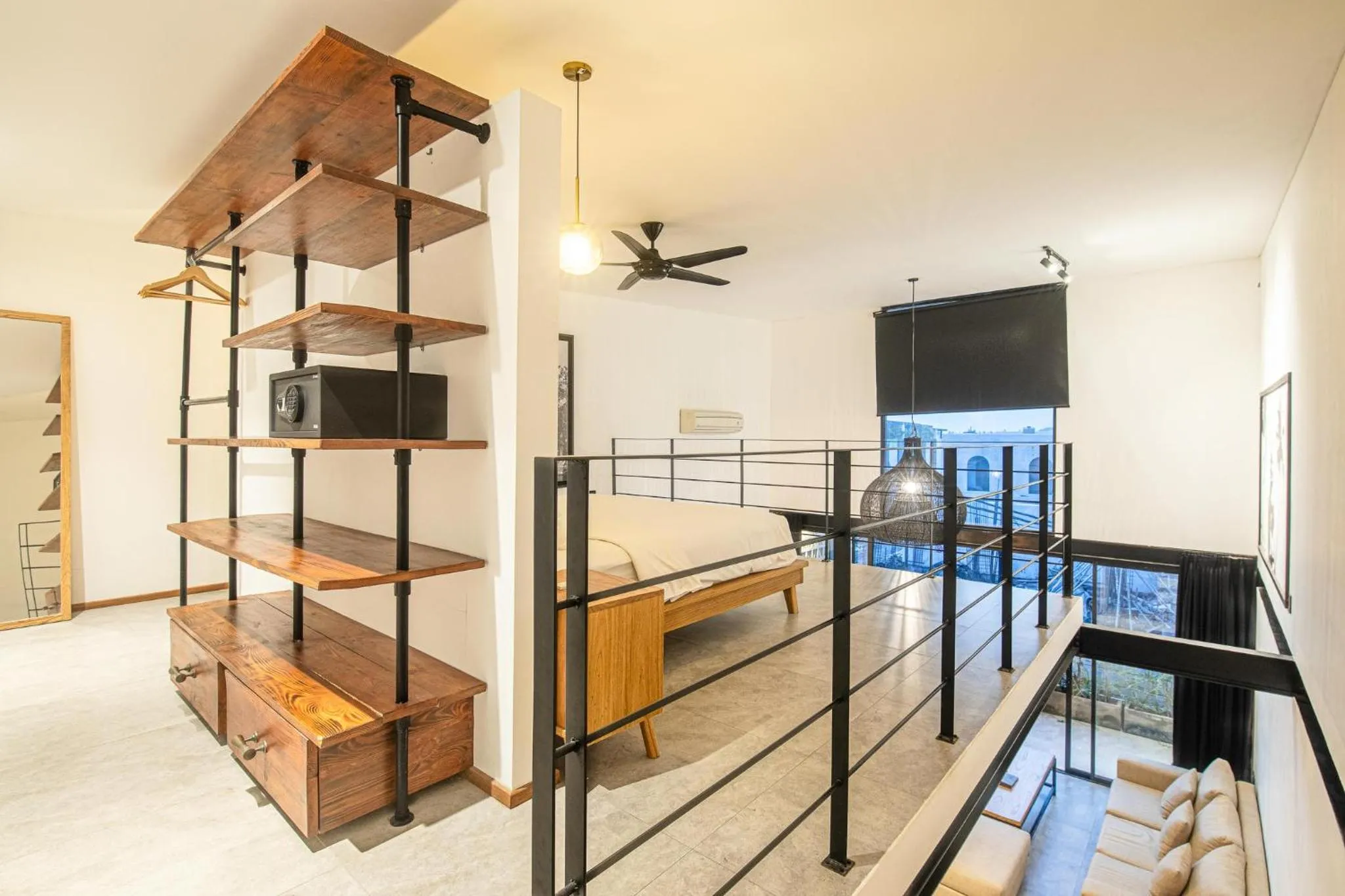 Bed in Contemporary Duplex 200m to Canggu Beachfront