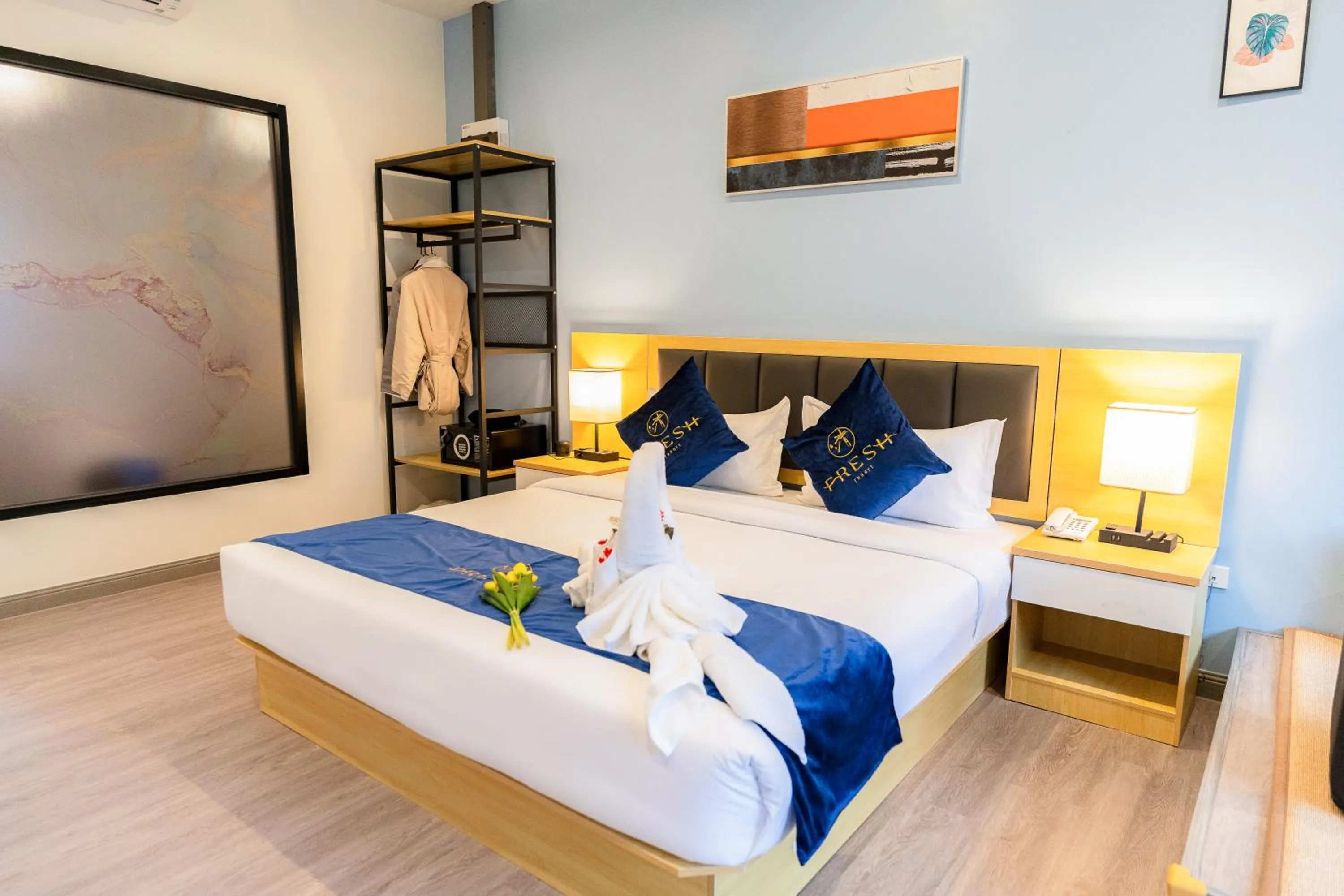 Bedroom, Bed in Fresh Resort Pattaya
