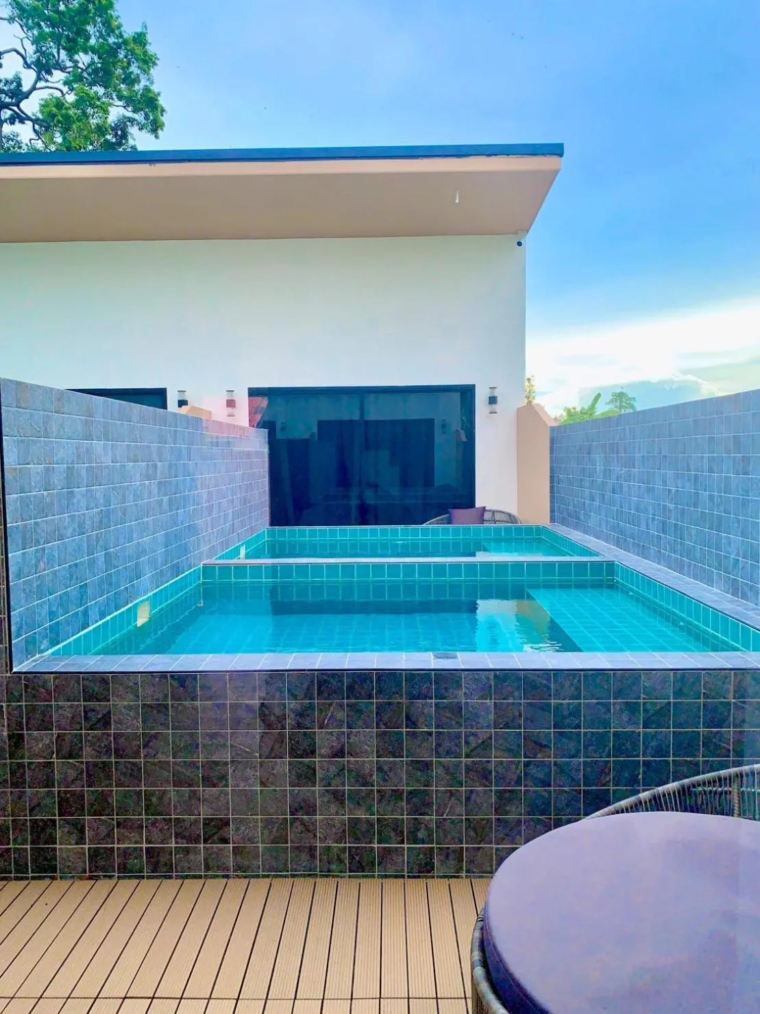 Pool view in Fresh Resort Pattaya