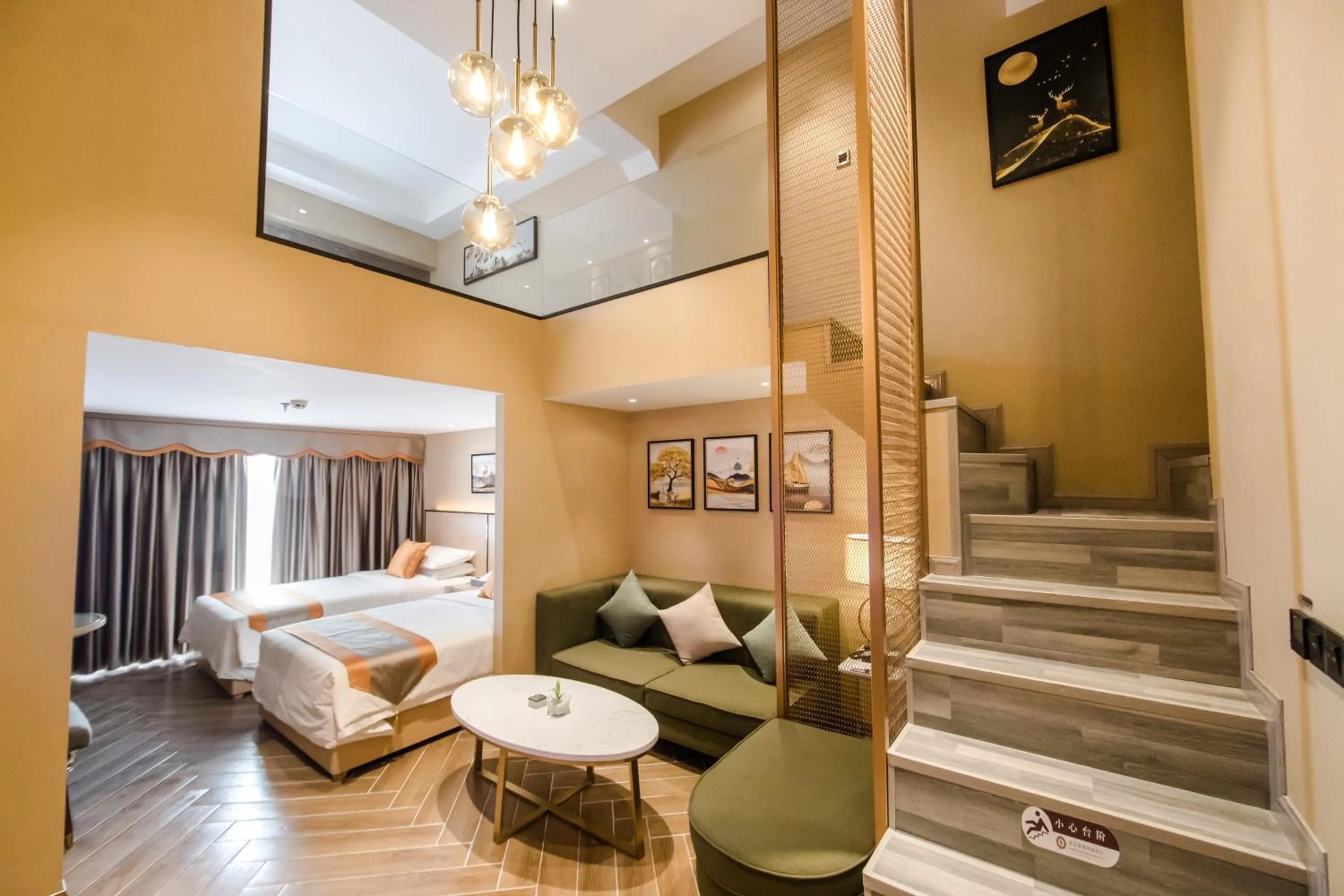 Photo of the whole room in Hilmanhomeful Hotel - Caijia Subway Station