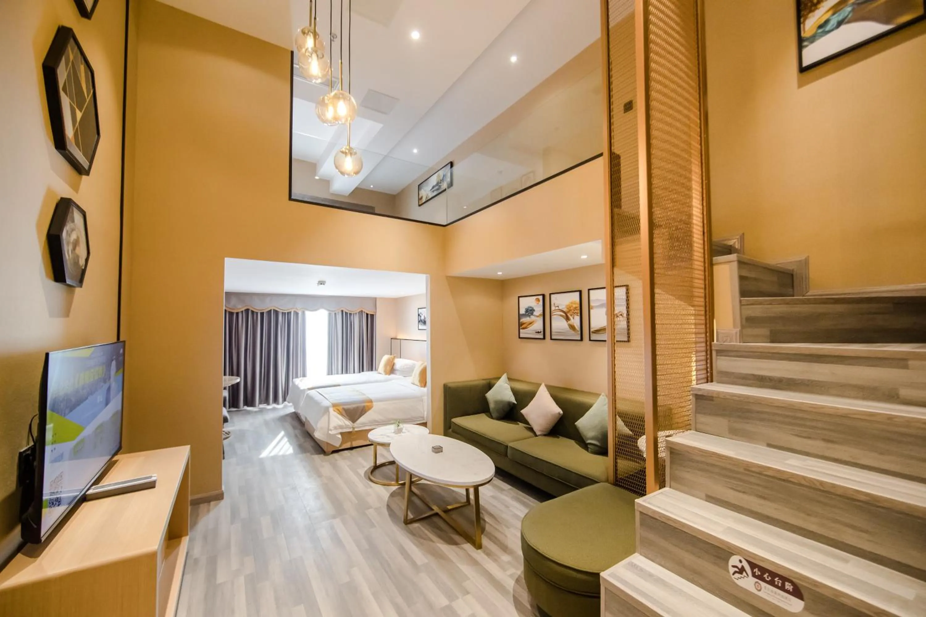 TV and multimedia in Hilmanhomeful Hotel - Caijia Subway Station