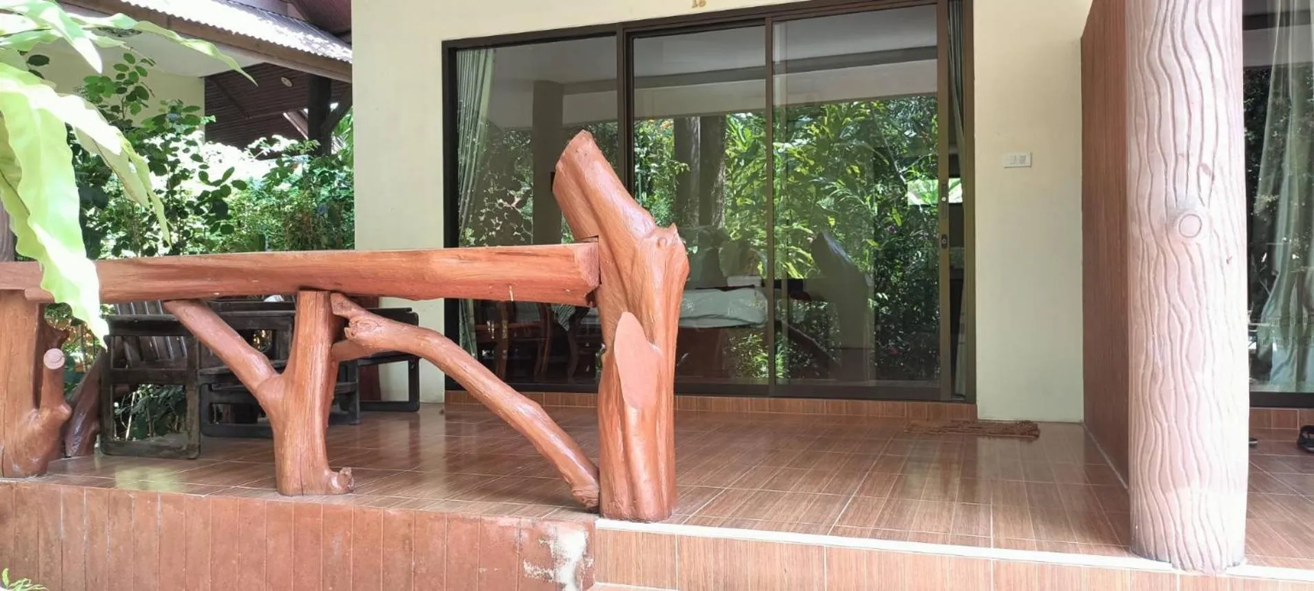 Balcony/Terrace in Baan Suan Villas Resort