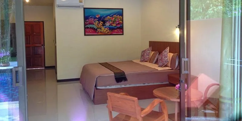 Bedroom in Baan Suan Villas Resort