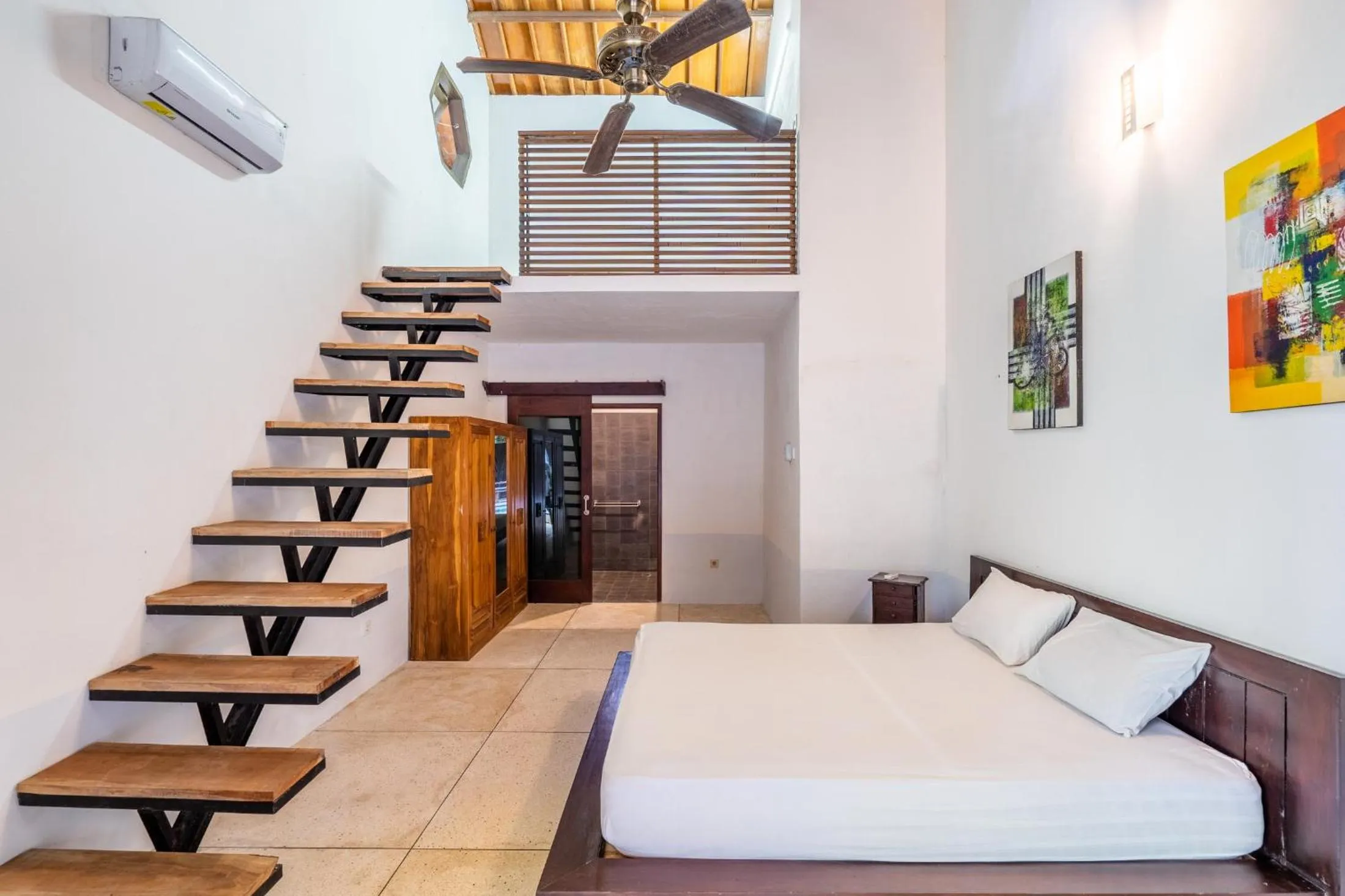 Bed in Surya Villa Manggis