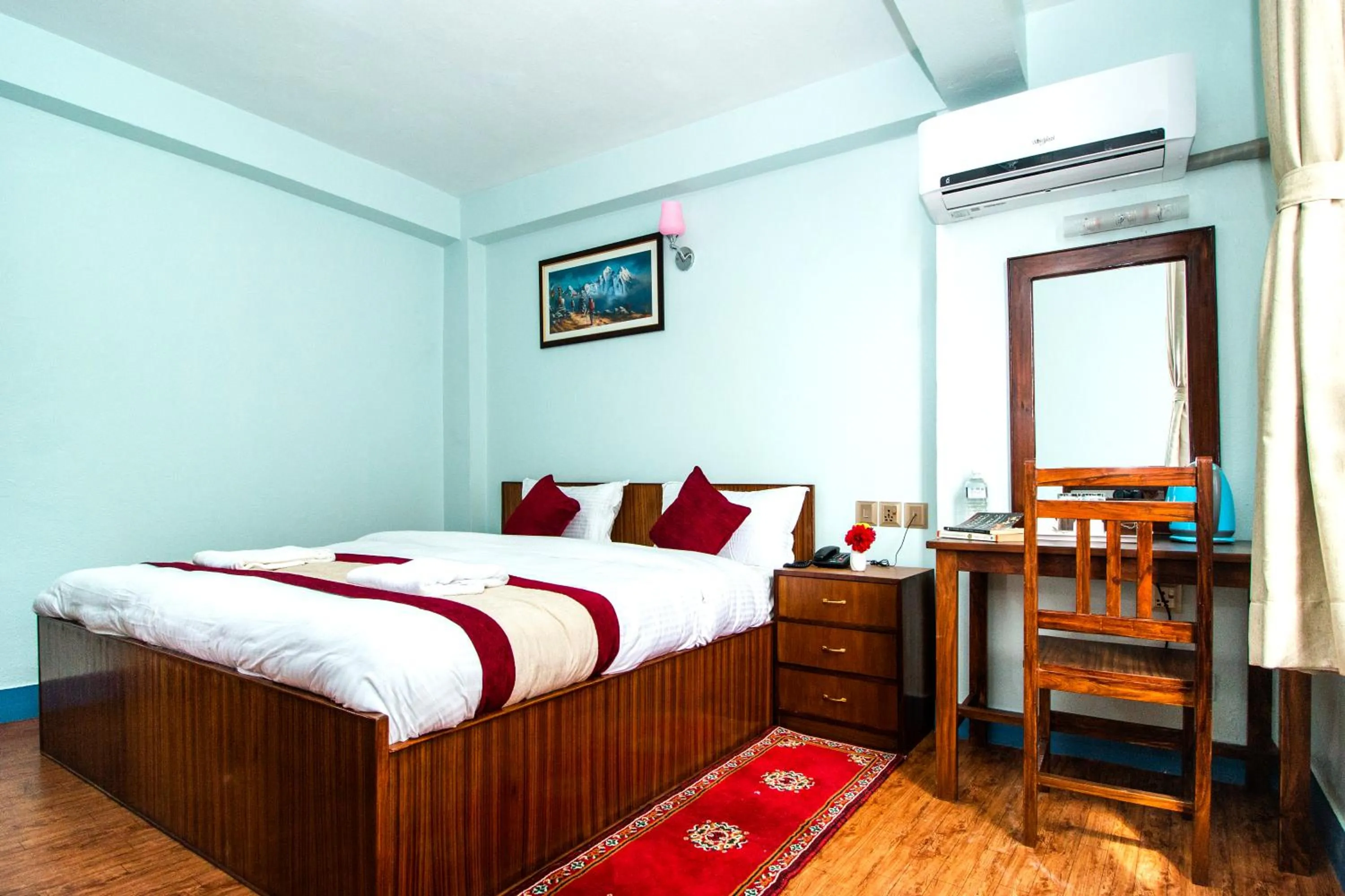 Photo of the whole room, Bed in Thamel Eco Home
