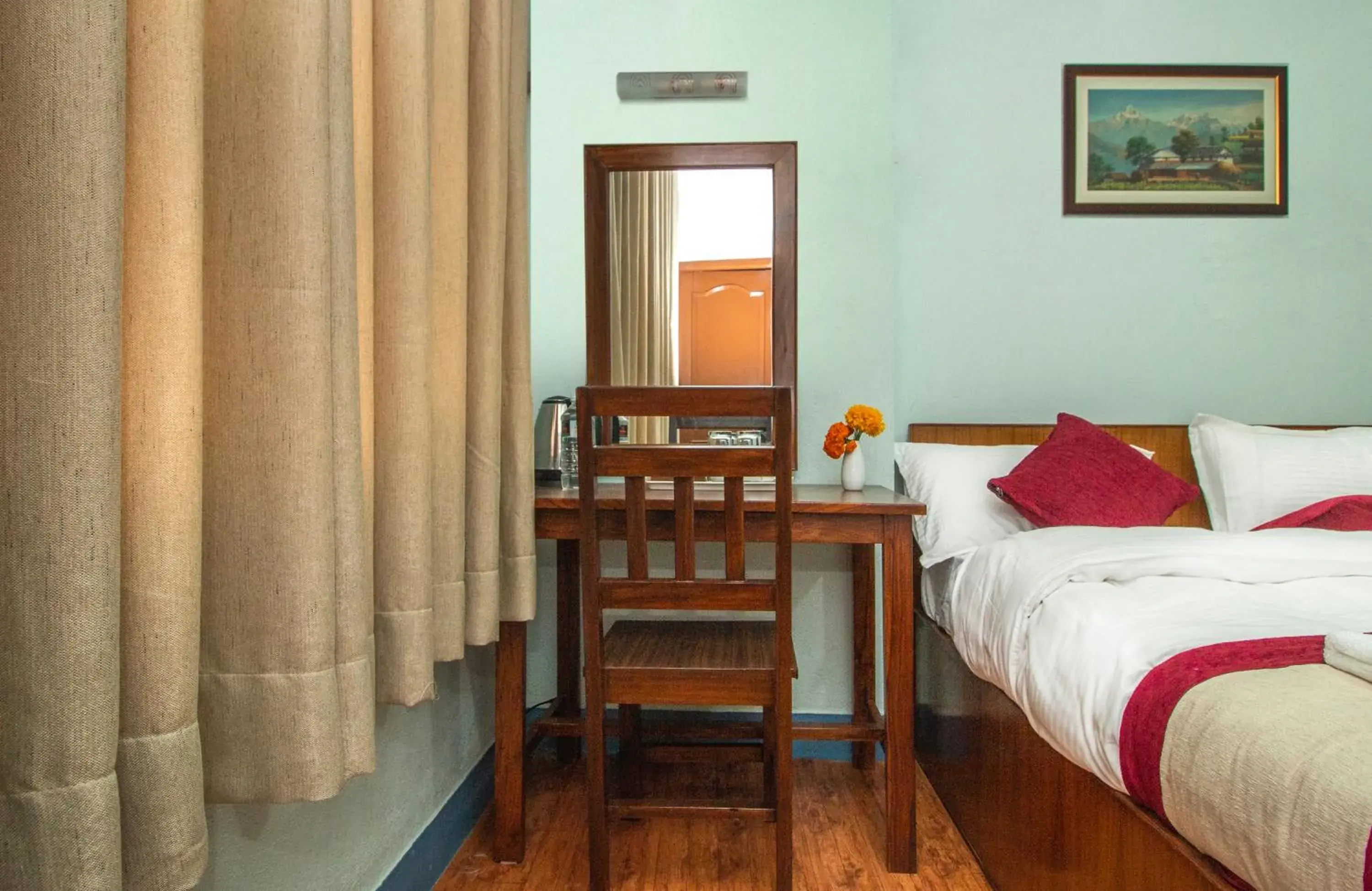 Standard Queen Room in Thamel Eco Home Standard Queen Room in Thamel Eco Home