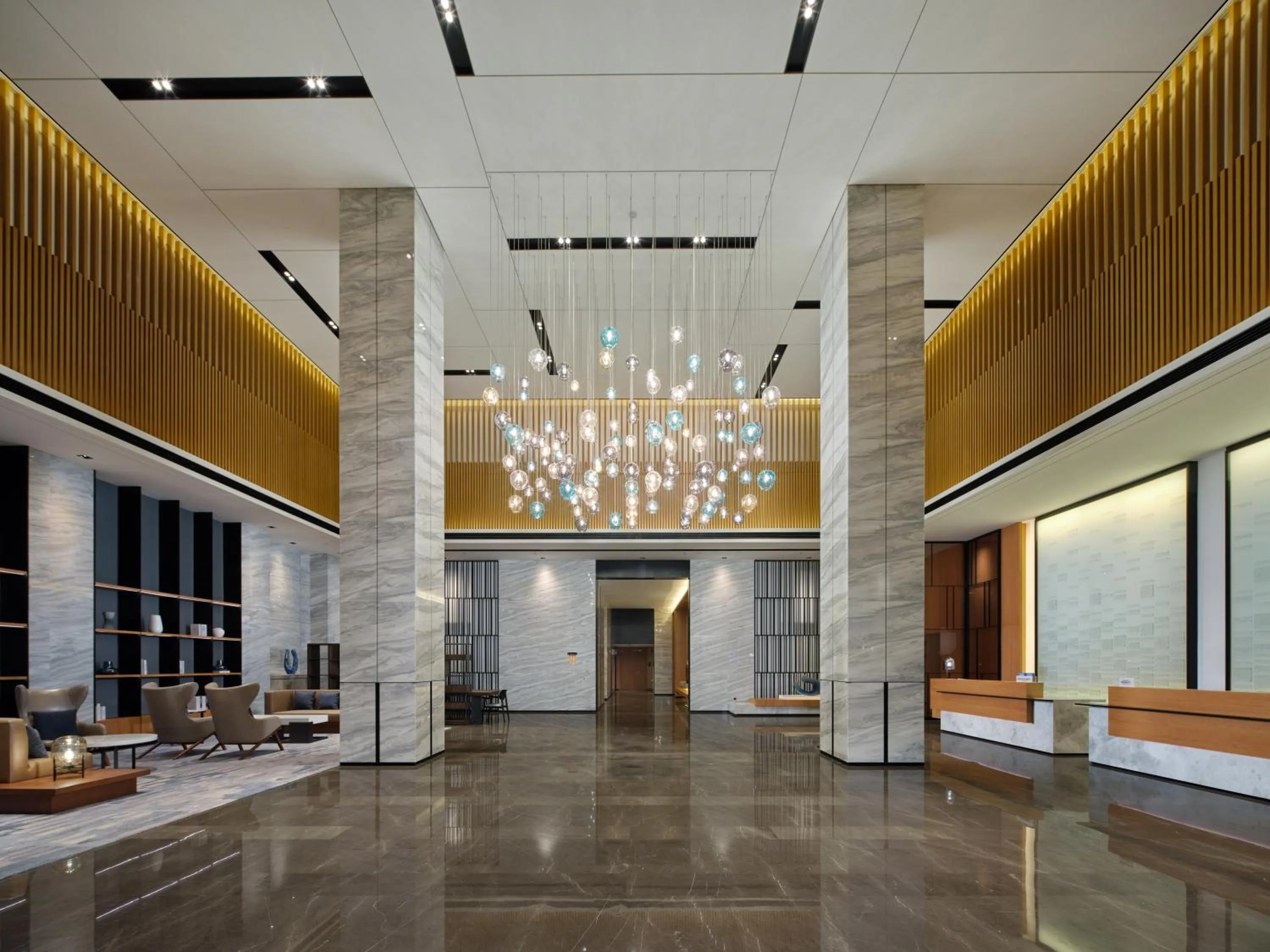 Lobby or reception in Fairfield by Marriott Yuyao