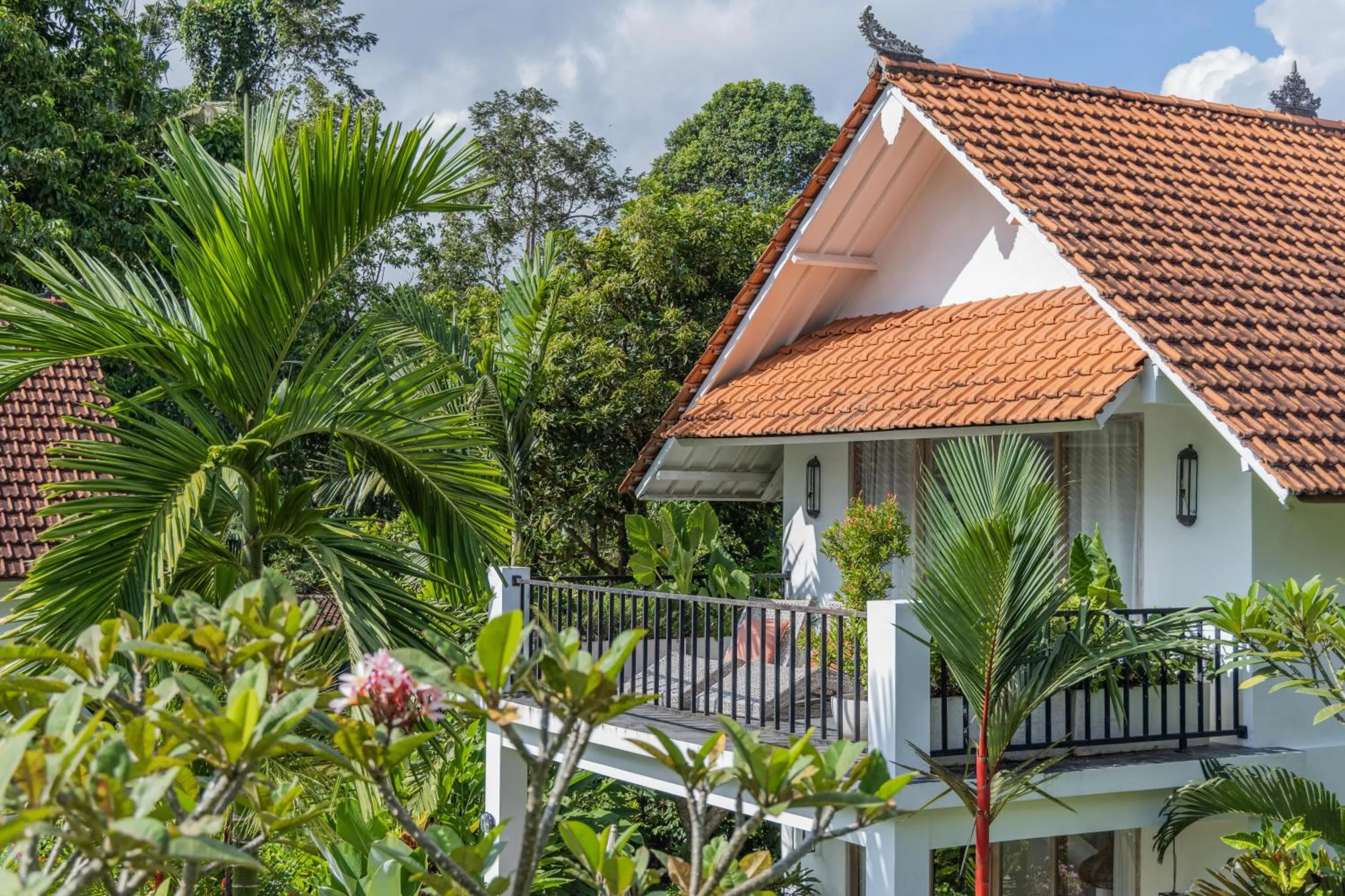 Balcony/Terrace in The White Villas Ubud