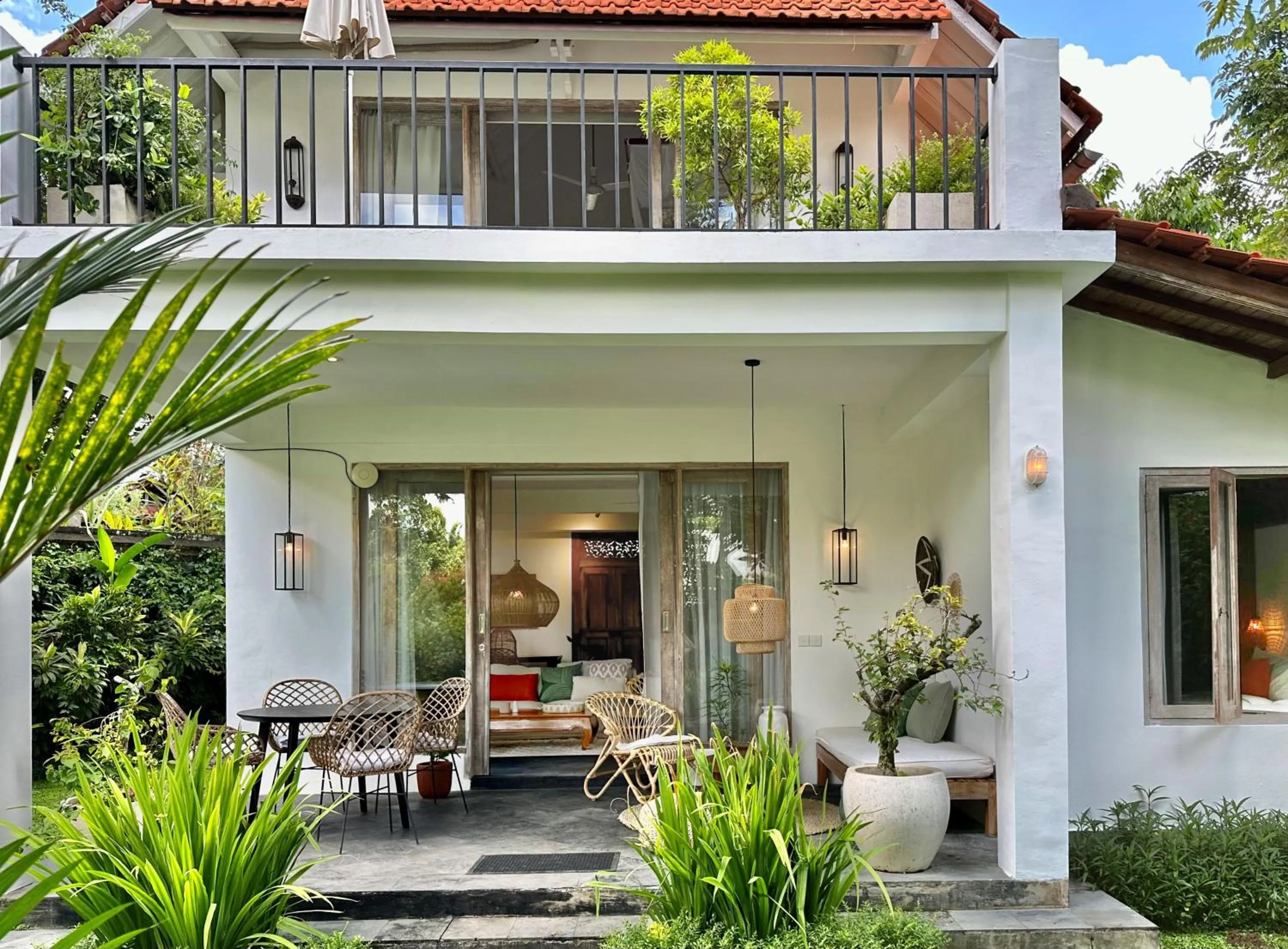 Patio in The White Villas Ubud