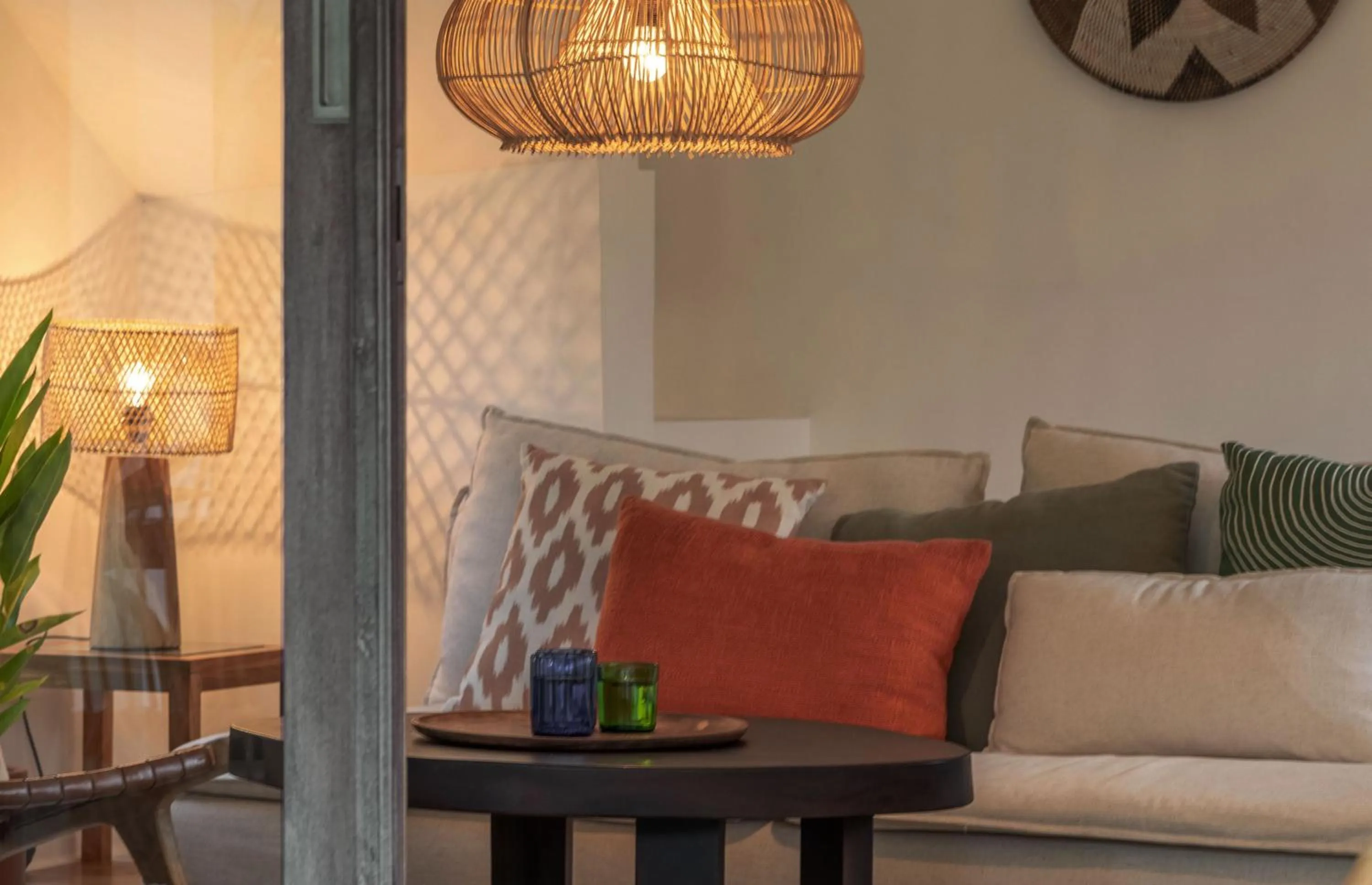 Living room in The White Villas Ubud