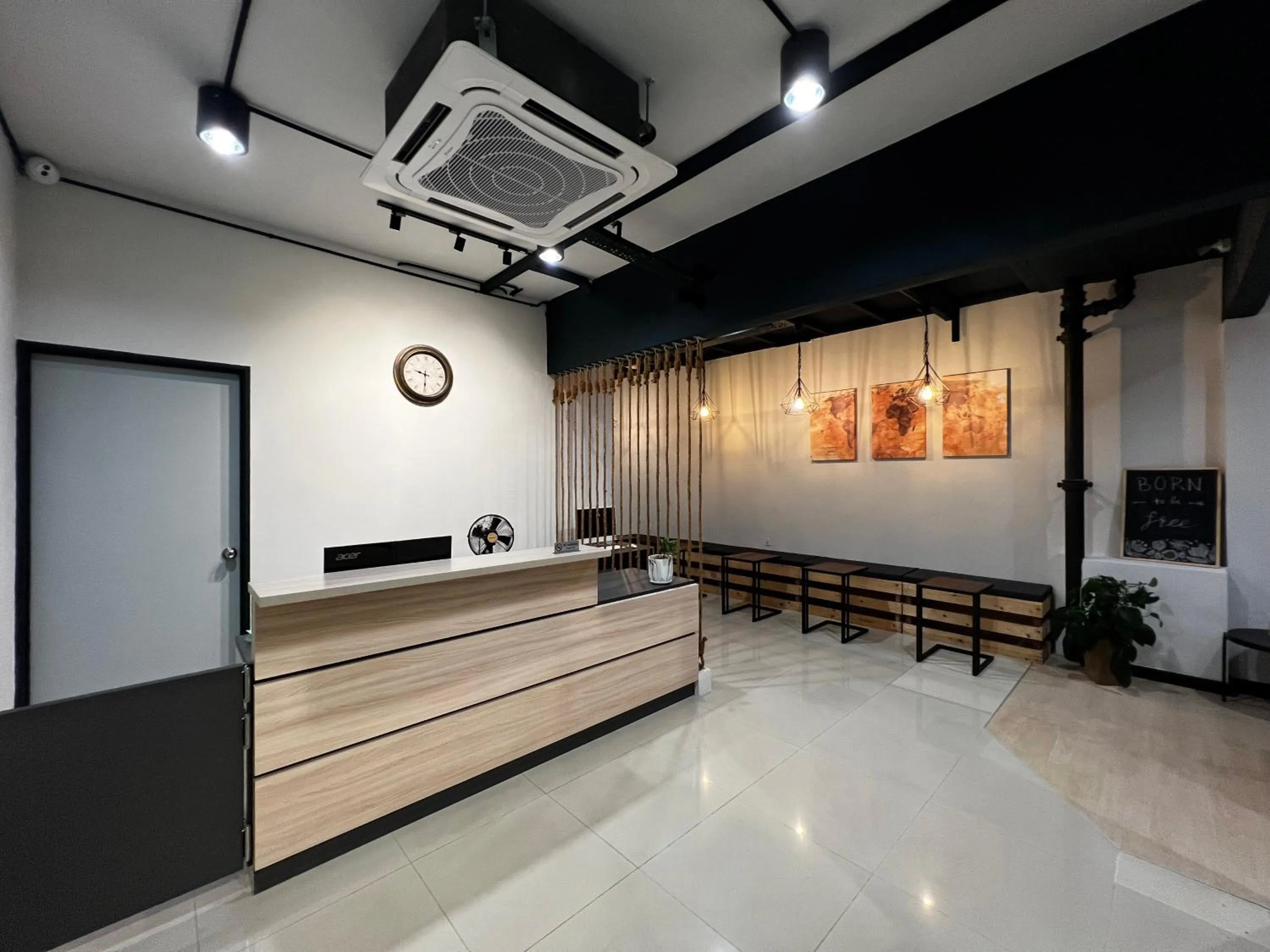 Lobby or reception in The Freedom Club Hostel KL