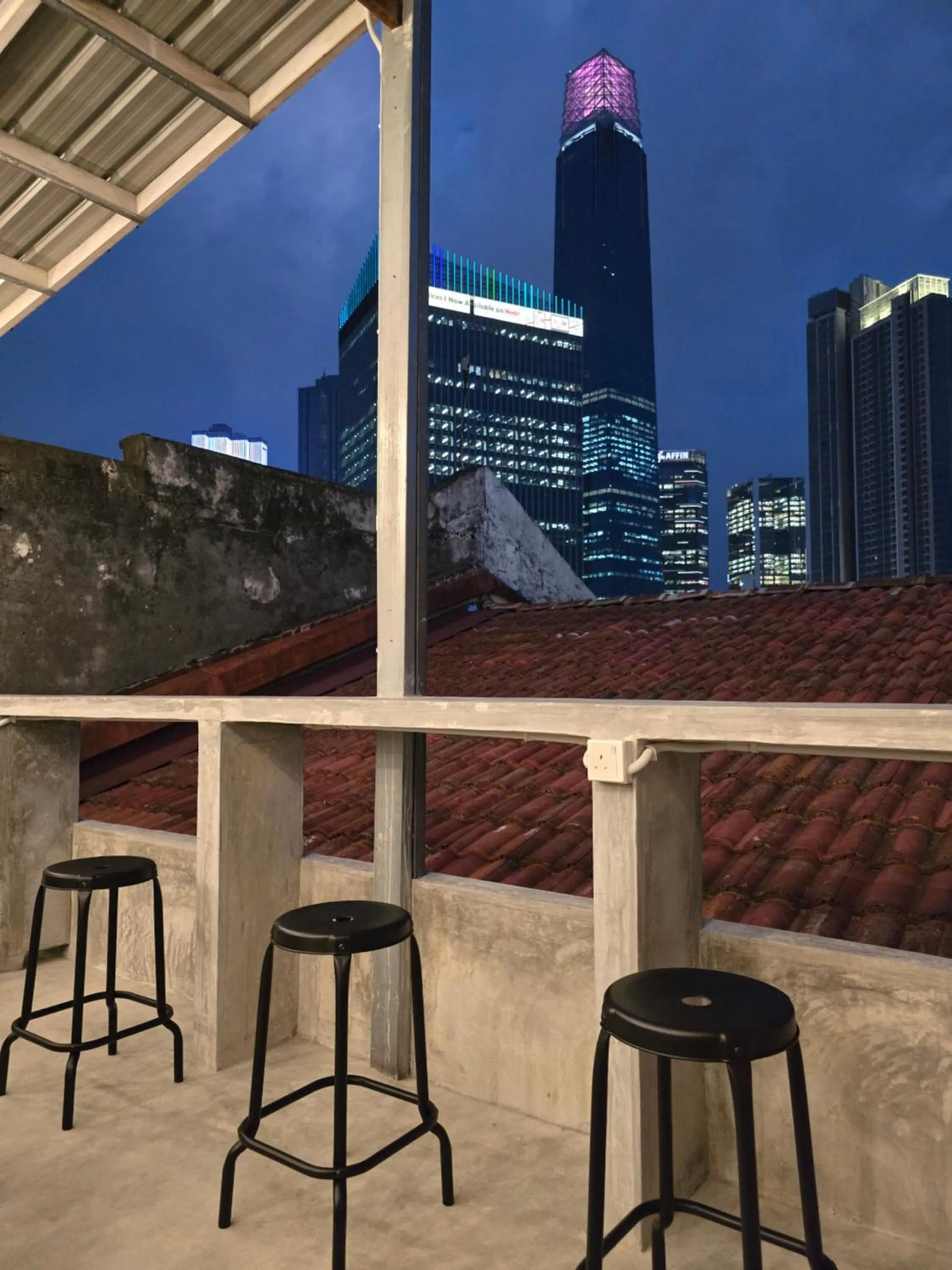 Balcony/Terrace in The Freedom Club Hostel KL