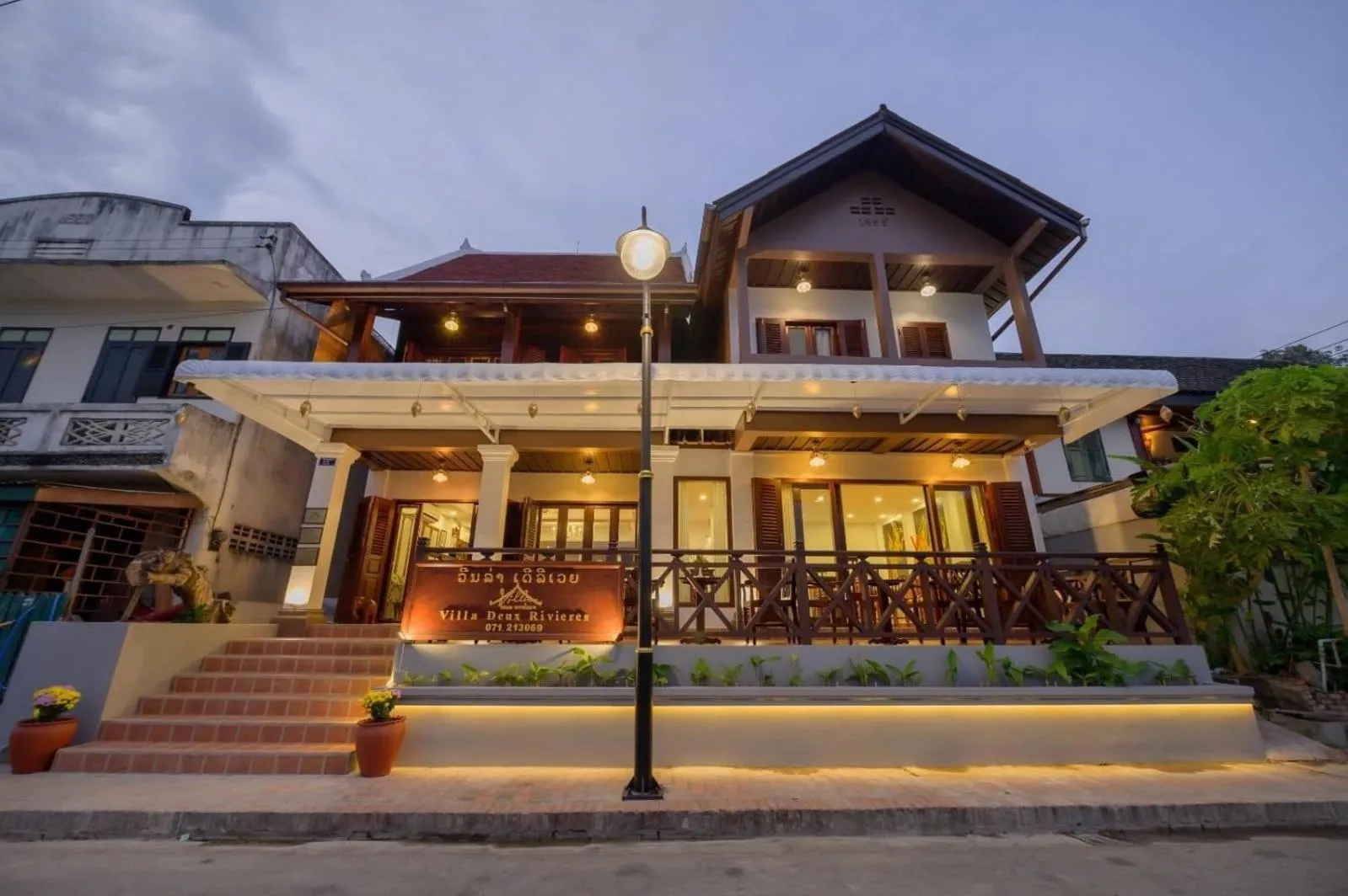 Facade/entrance in Villa Deux Rivieres双河别墅酒店