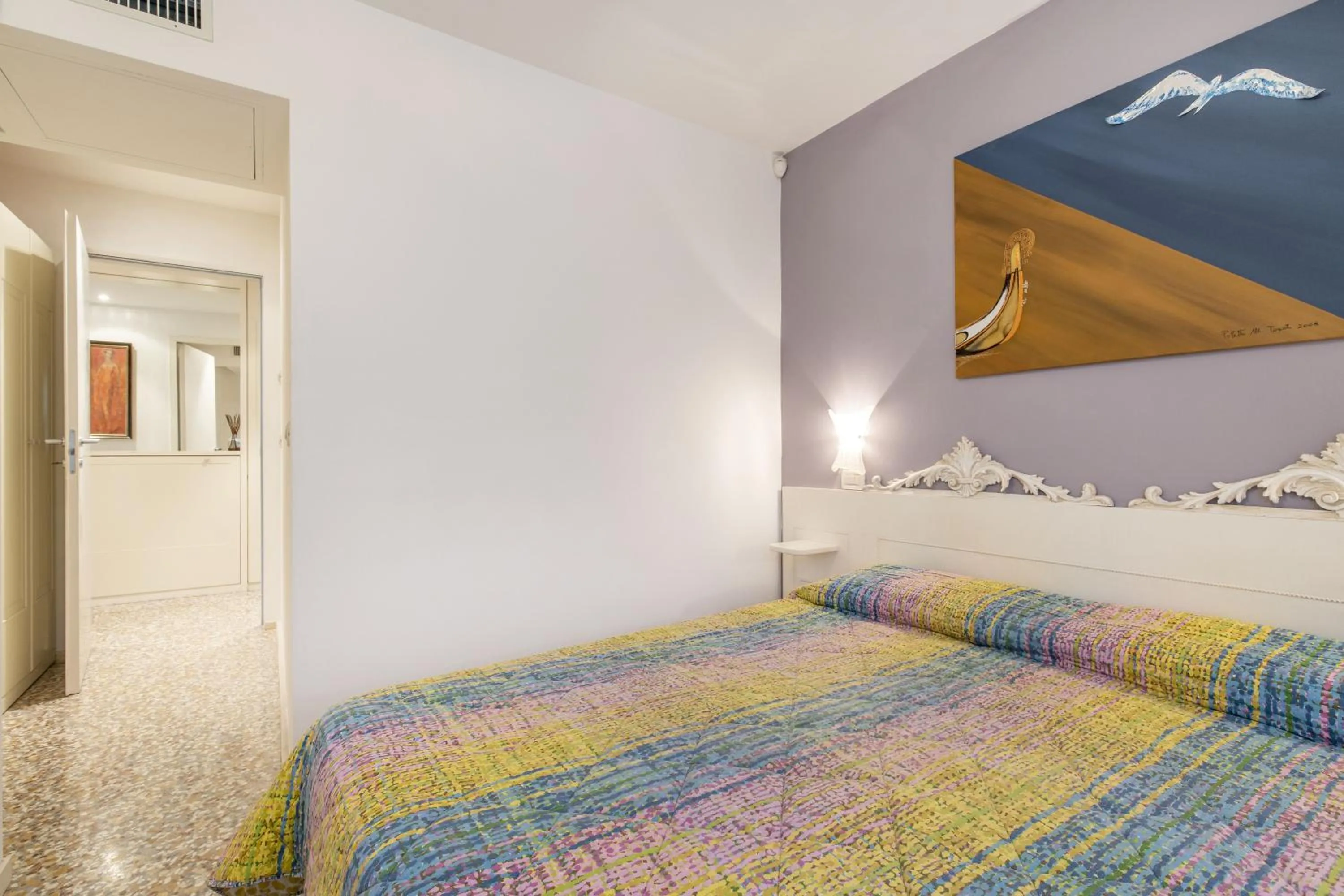 Bedroom, Bed in Friari Suite-Luxury apt. close to Rialto Bridge